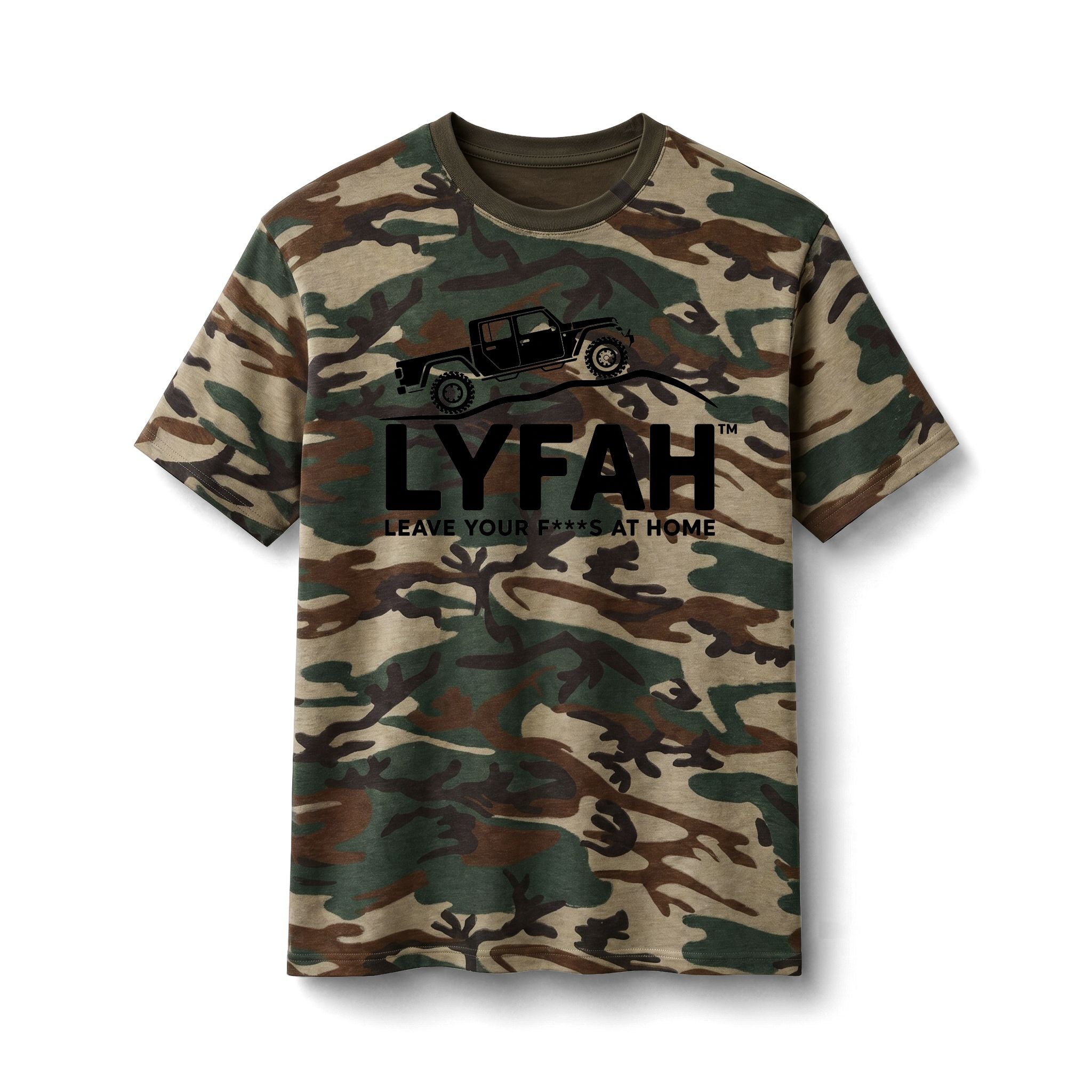 Men's LYFAH 4X4 Camo Tee-4 Camo choices