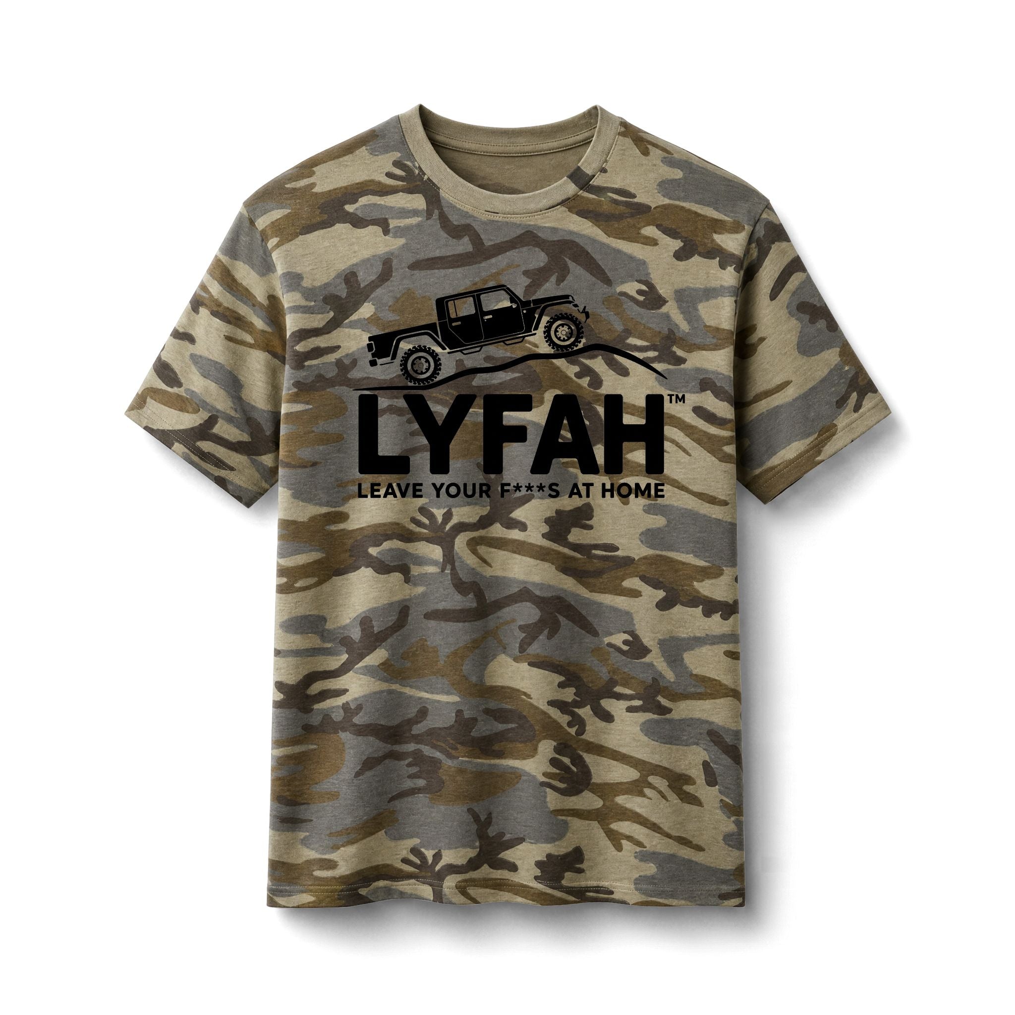 Men's LYFAH 4X4 Camo Tee-4 Camo choices