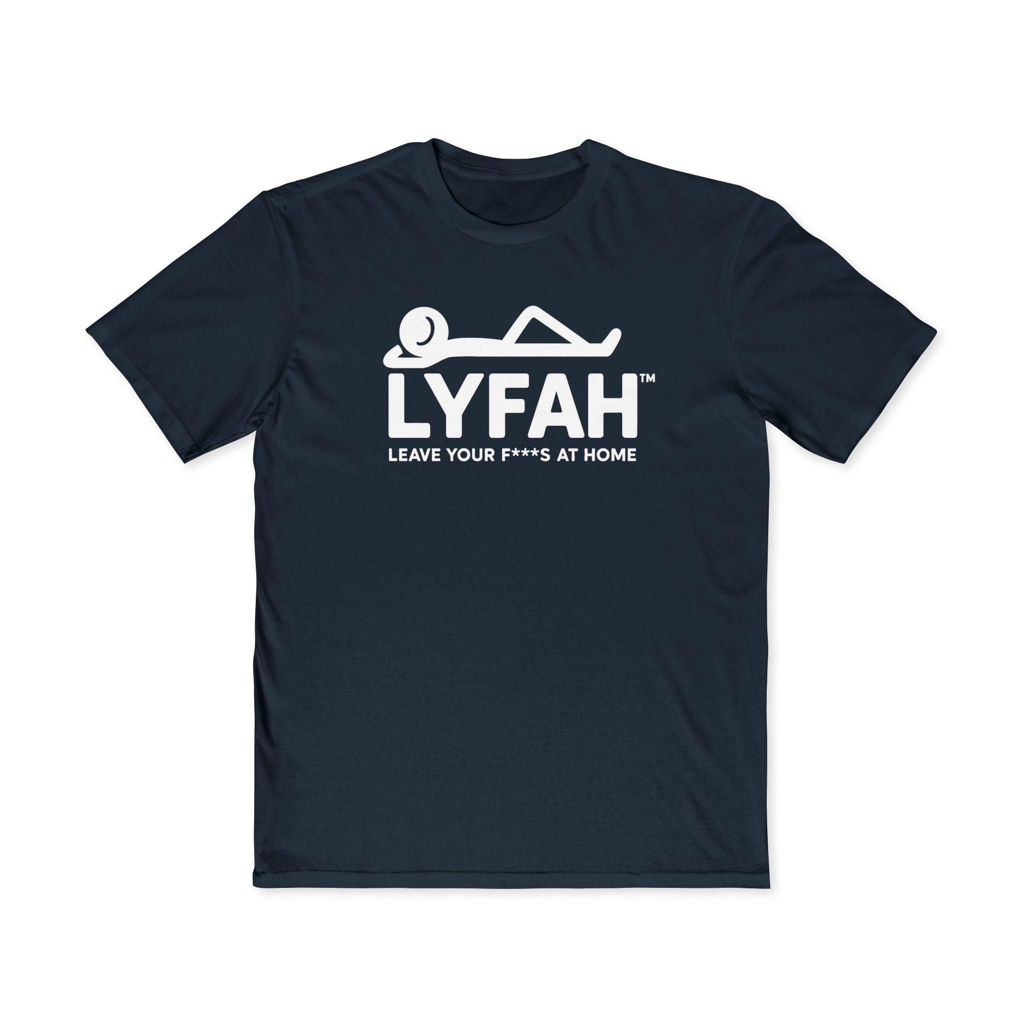 Men's LYFAH - Leave Your F***s At Home Graphic Tee — Funny Casual Shirt for Dad, Husband & Groomsmen