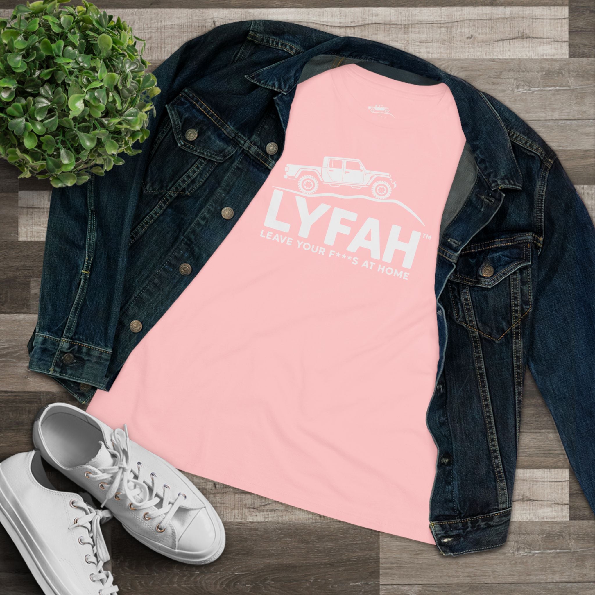 LYFAH Women's 4x4 Cotton Tee