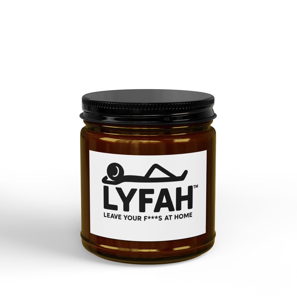 LYFAH Scented Soy Candle —  "Leave Your F***s at Home" (4oz & 9oz)