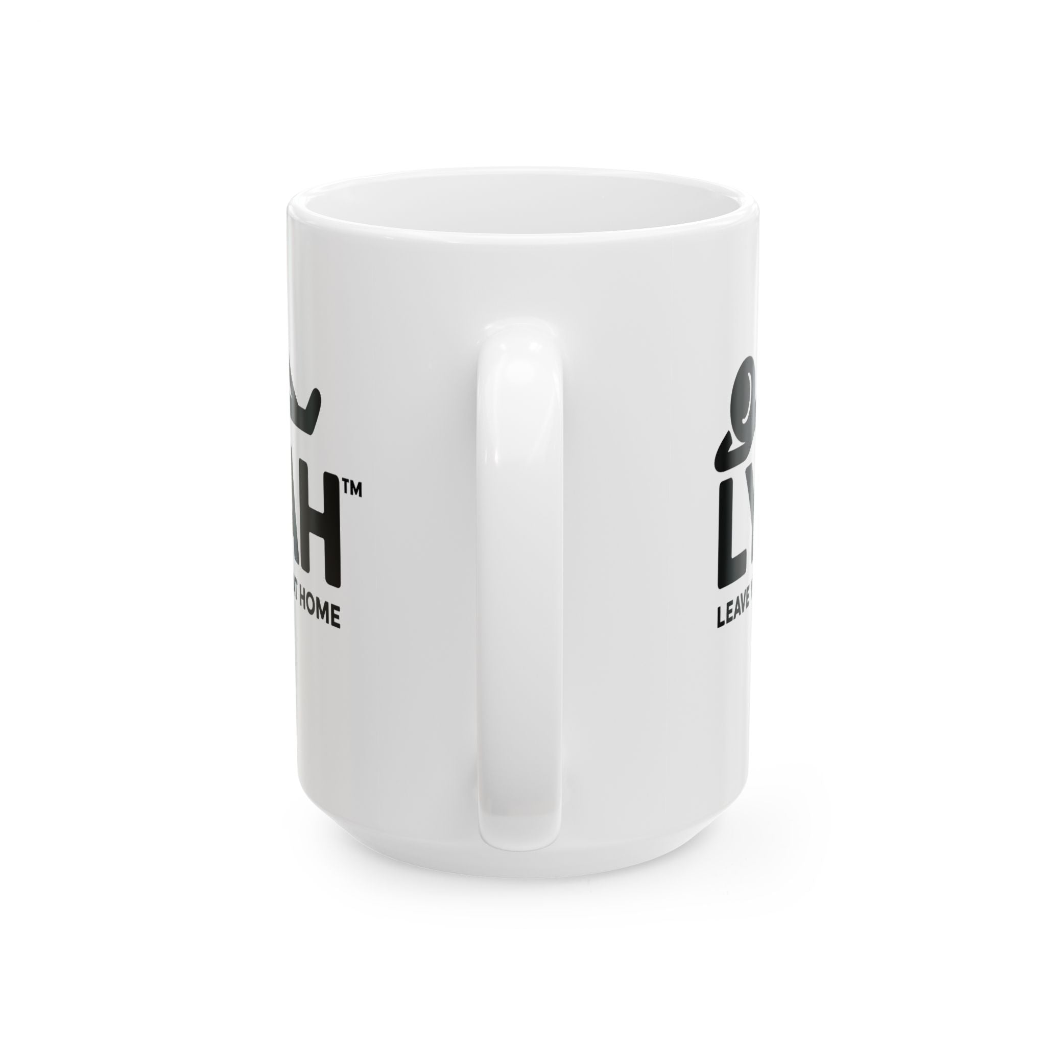 LYFAH Ceramic Mug — 'Leave Your F***s At Home' Funny Coffee Cup (11oz, 15oz)
