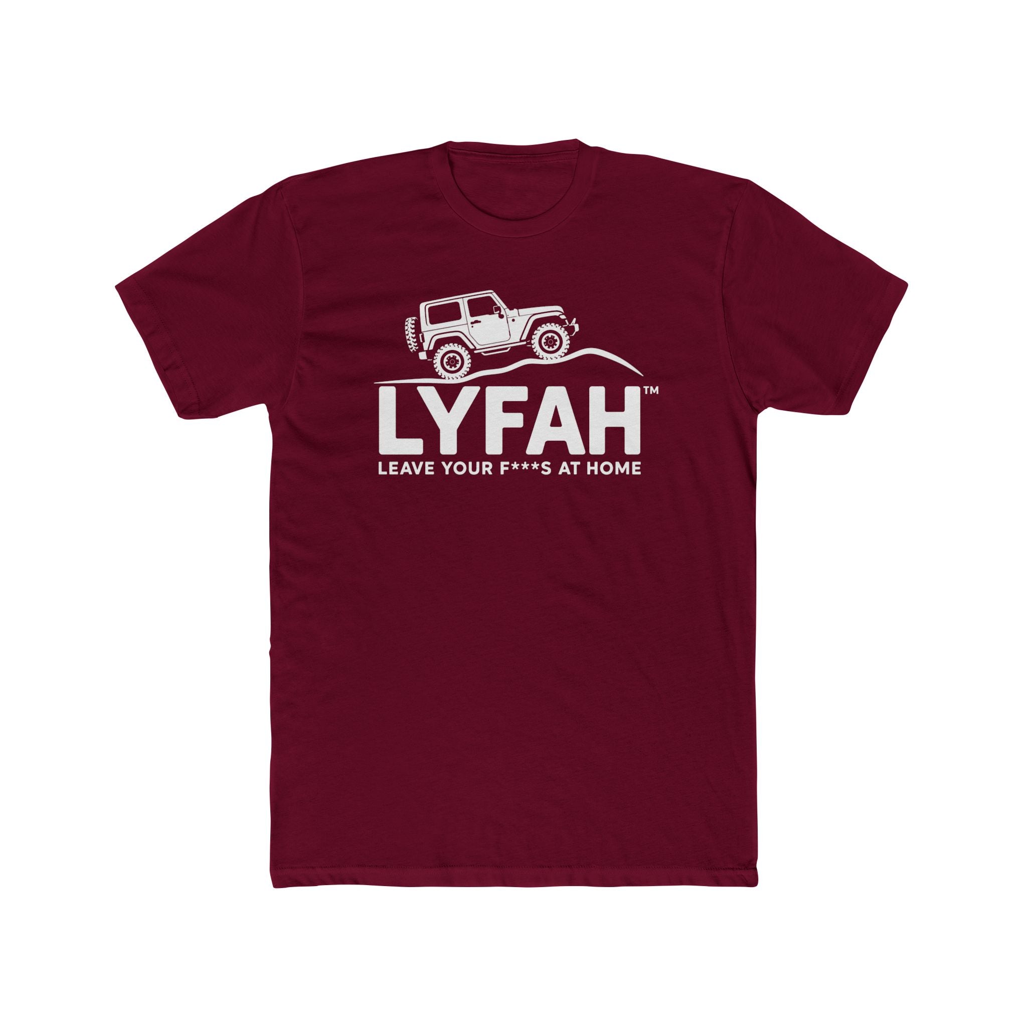 Men's LYFAH 4X4 T‑Shirt — 'Leave Your F***s At Home' Outdoor Adventure Tee