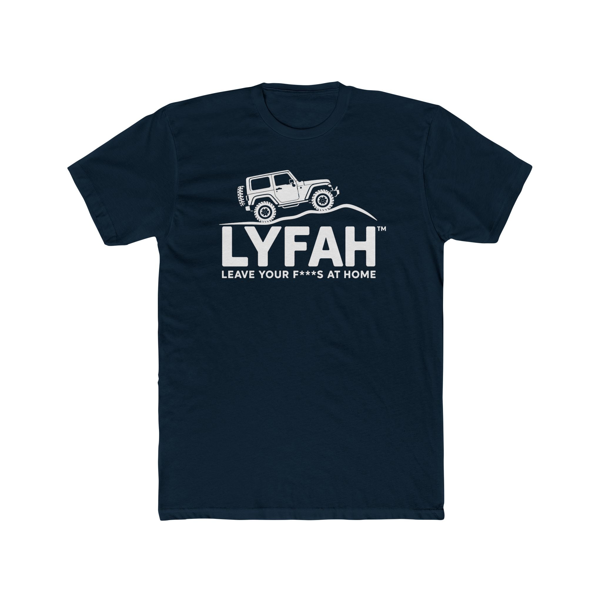 Men's LYFAH 4X4 T‑Shirt — 'Leave Your F***s At Home' Outdoor Adventure Tee