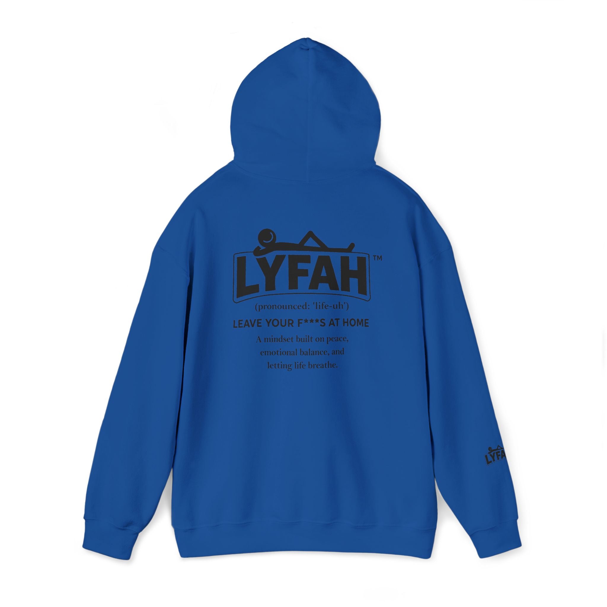 Lyfah 'Leave Your F***s at Home' Hoodie — Minimal Streetwear Pullover