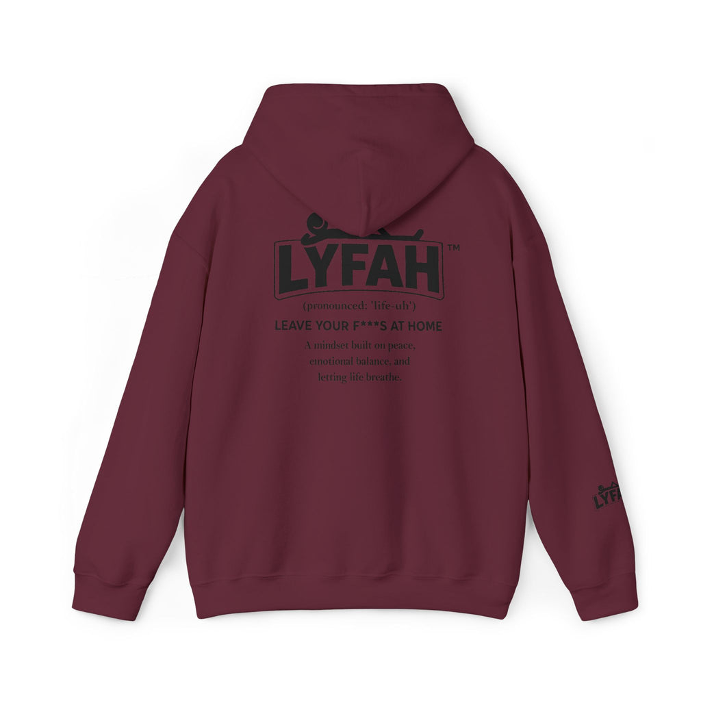Lyfah 'Leave Your F***s at Home' Hoodie — Minimal Streetwear Pullover