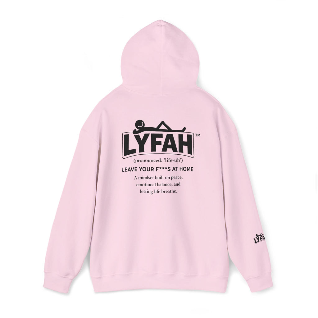 Lyfah 'Leave Your F***s at Home' Hoodie — Minimal Streetwear Pullover