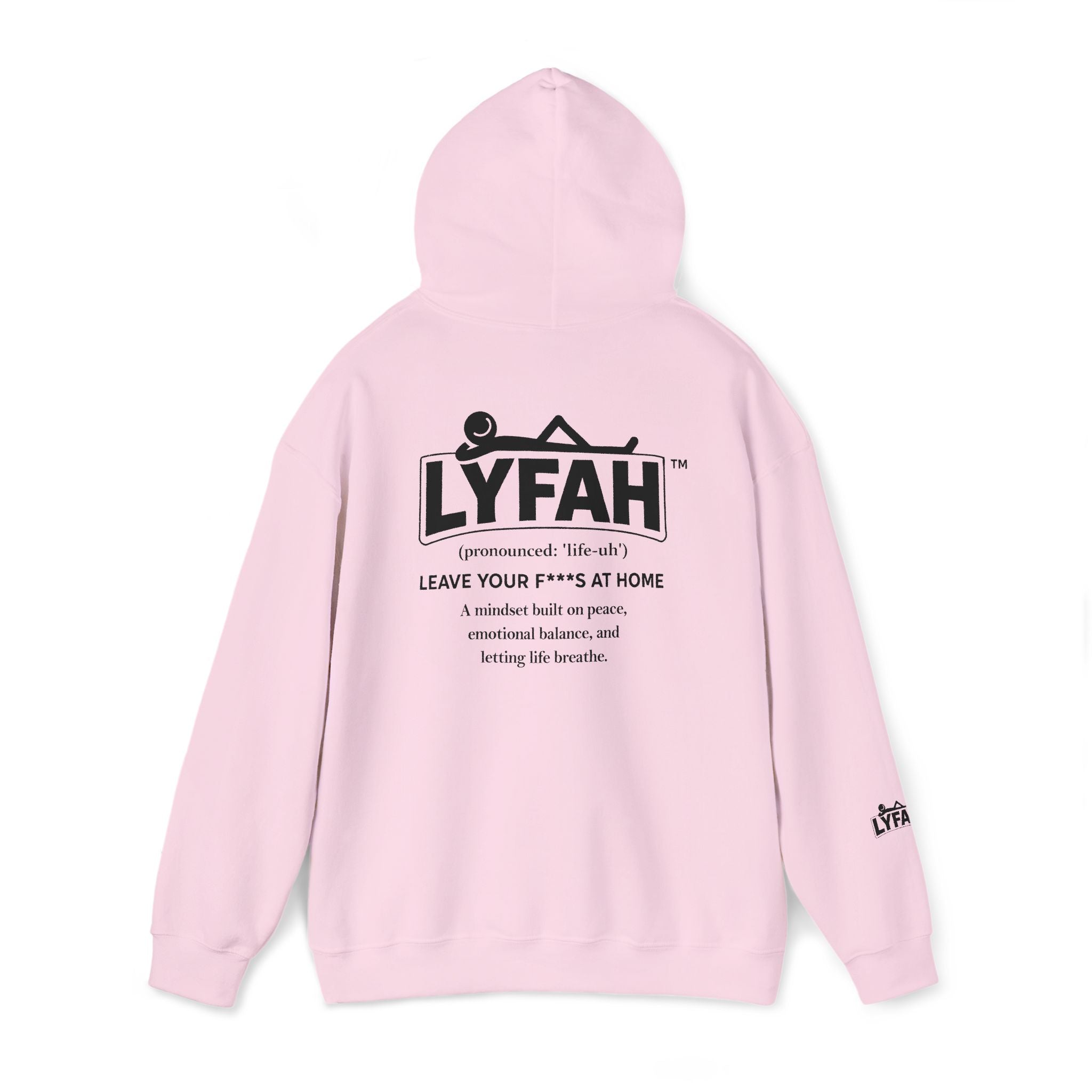 Lyfah 'Leave Your F***s at Home' Hoodie — Minimal Streetwear Pullover