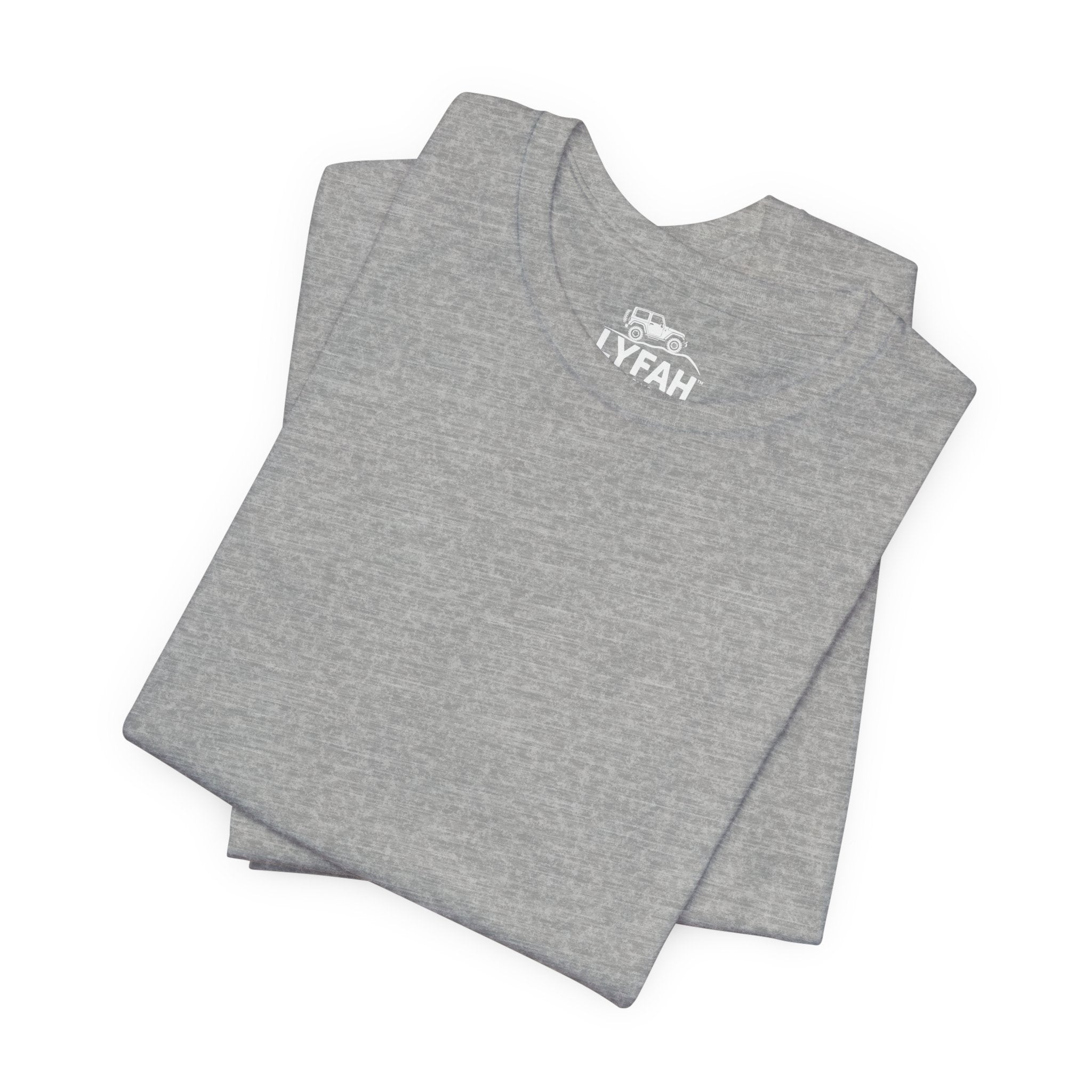 Men's 4x4 Back Graphic Jersey Short Sleeve Tee by LYFAH