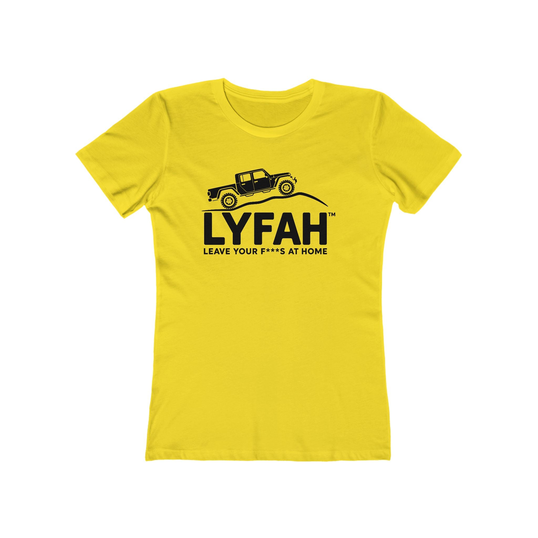 LYFAH 'Leave Your F***s at Home' Vintage 4X4 Boyfriend Tee