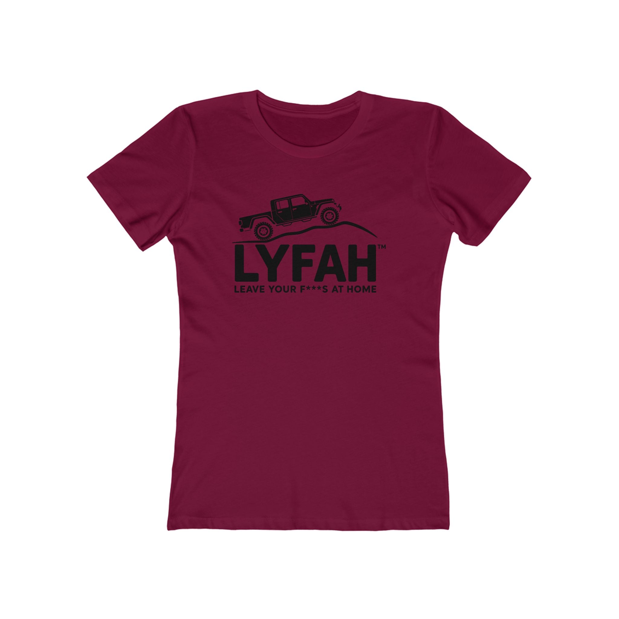 LYFAH 'Leave Your F***s at Home' Vintage 4X4 Boyfriend Tee