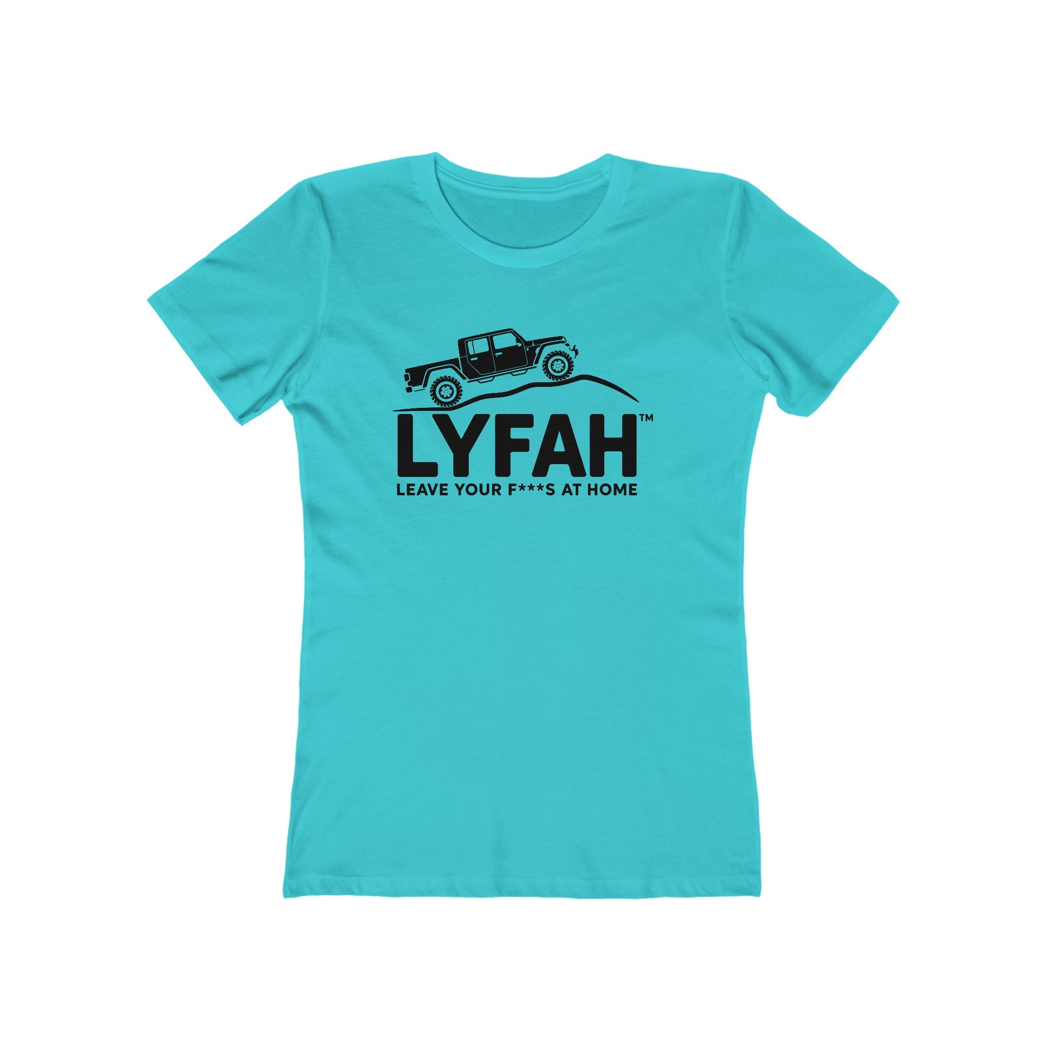 LYFAH 'Leave Your F***s at Home' Vintage 4X4 Boyfriend Tee