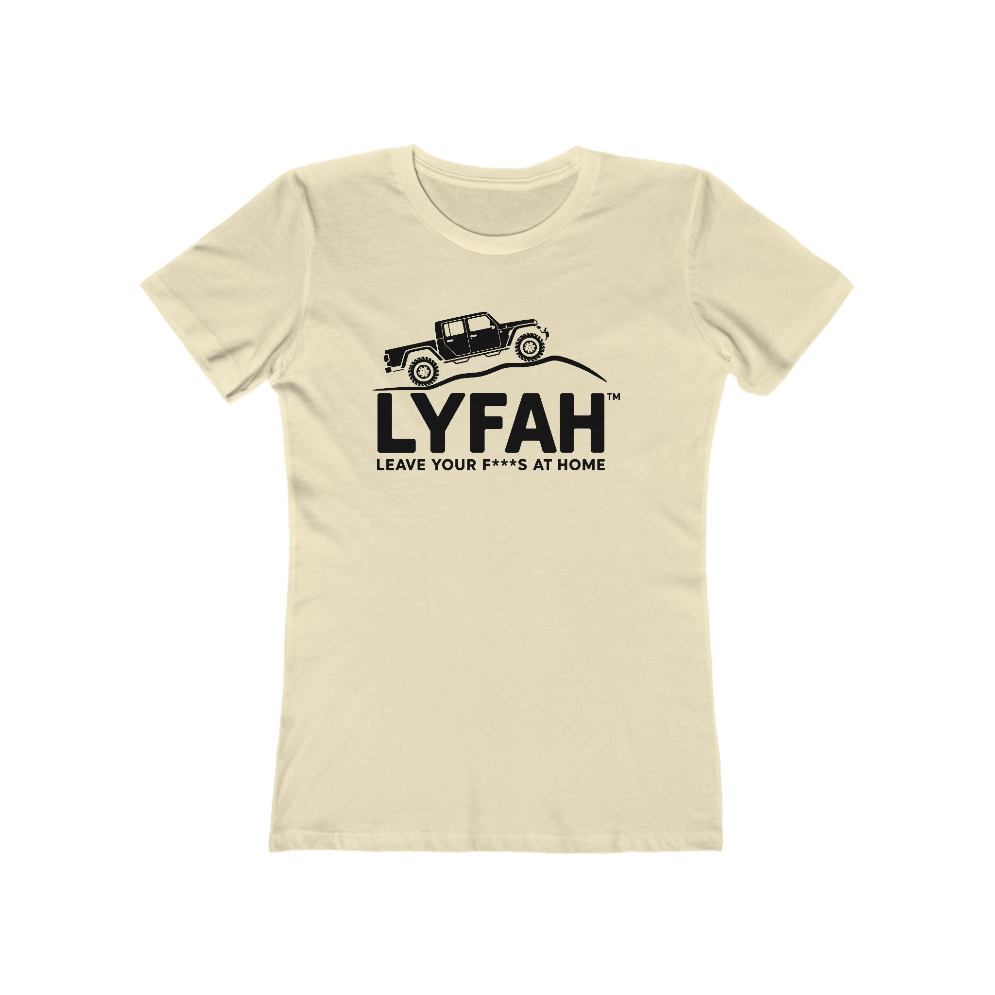 LYFAH 'Leave Your F***s at Home' Vintage 4X4 Boyfriend Tee