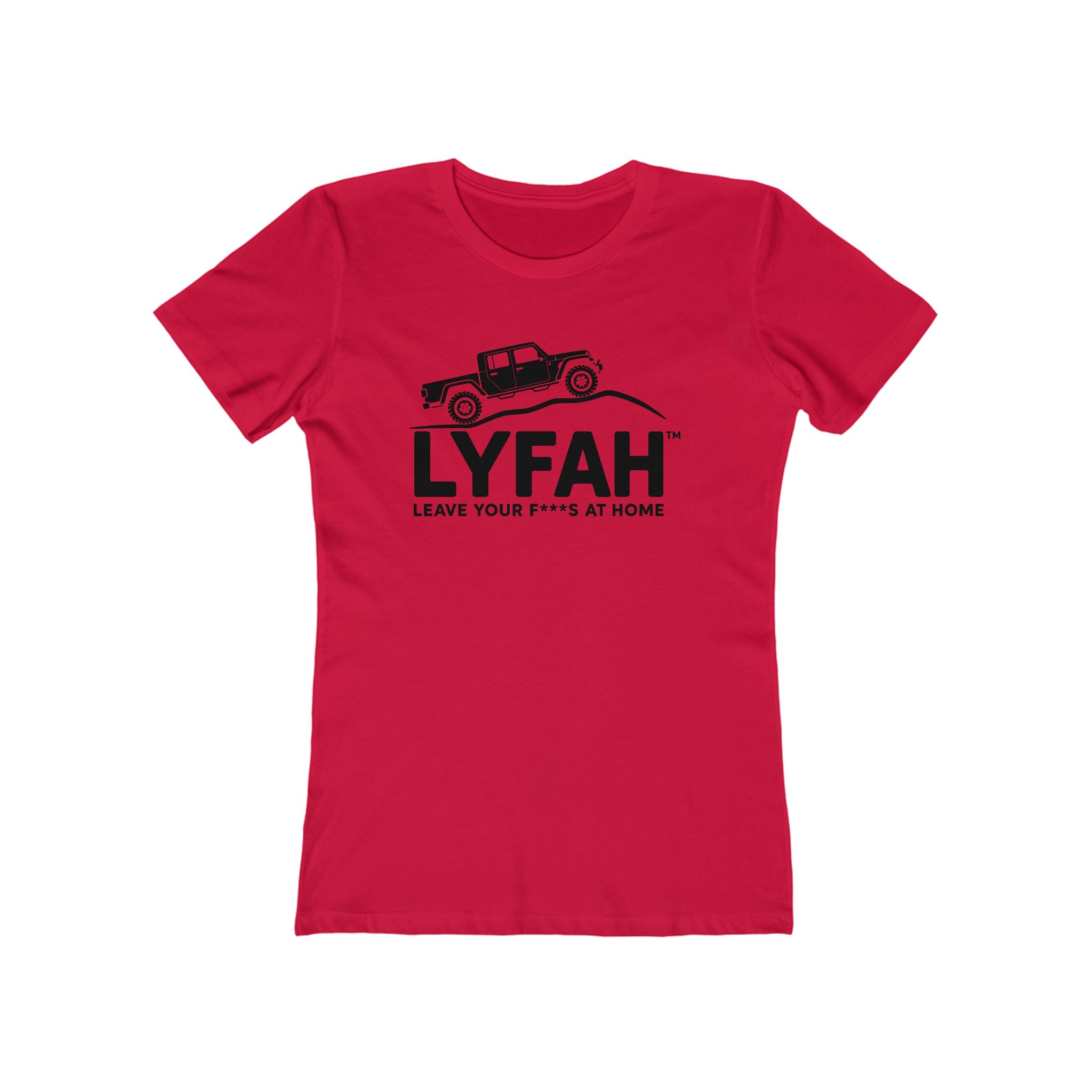 LYFAH 'Leave Your F***s at Home' Vintage 4X4 Boyfriend Tee