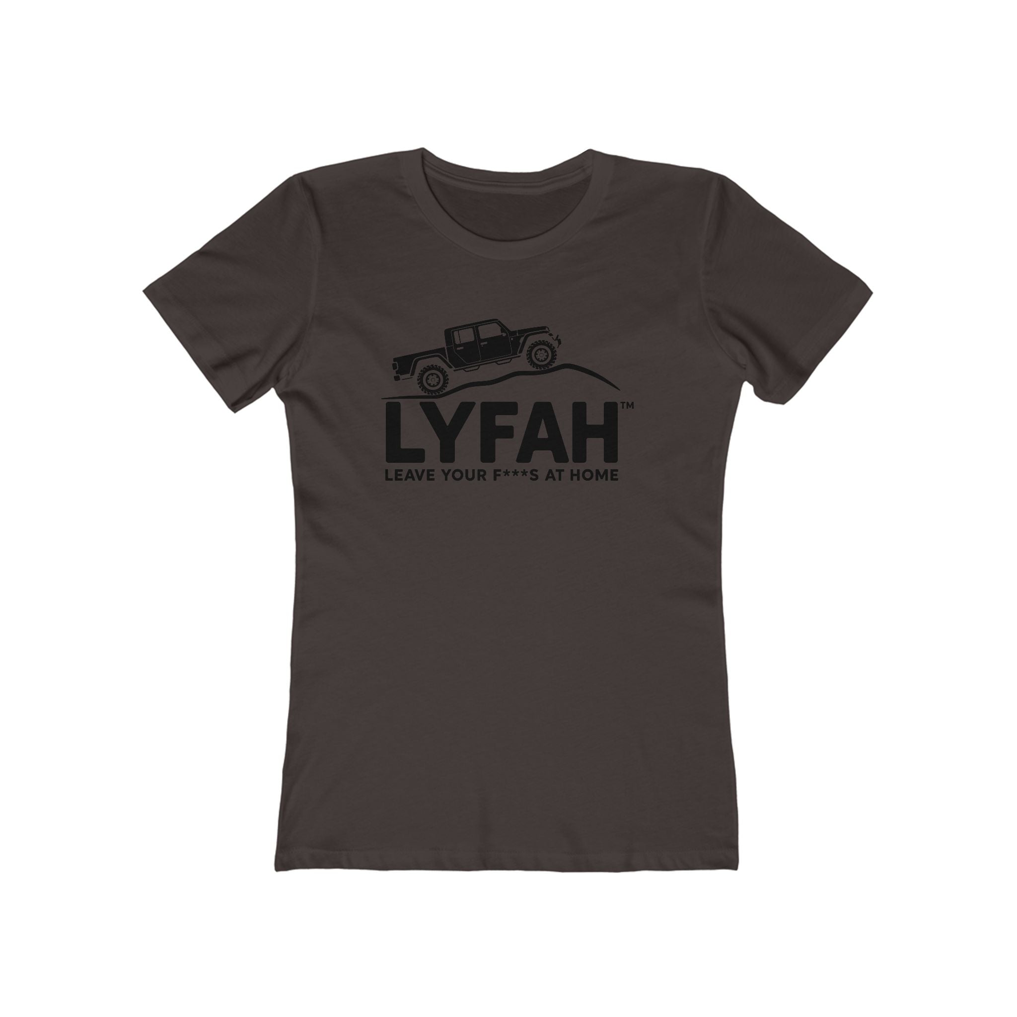 LYFAH 'Leave Your F***s at Home' Vintage 4X4 Boyfriend Tee