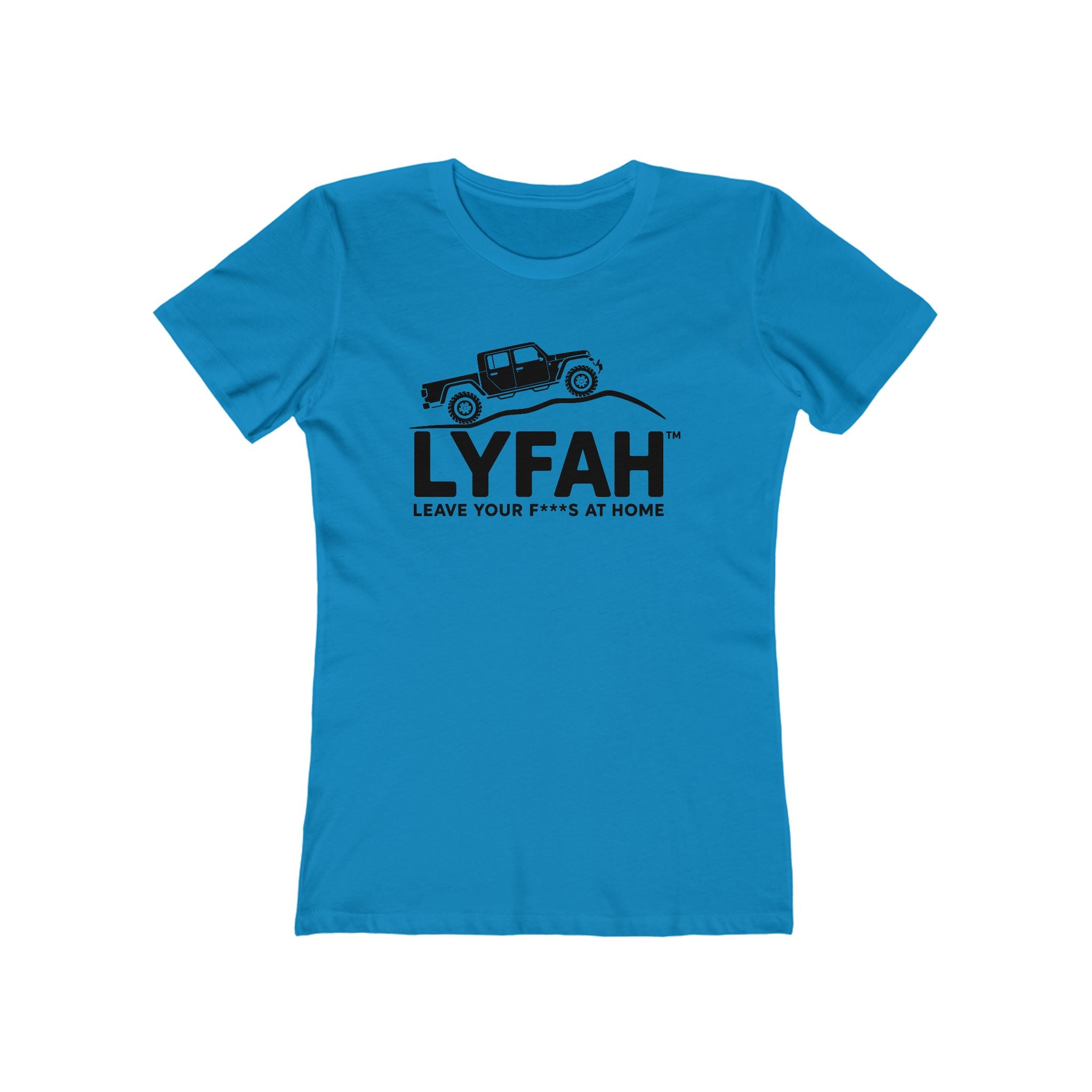 LYFAH 'Leave Your F***s at Home' Vintage 4X4 Boyfriend Tee