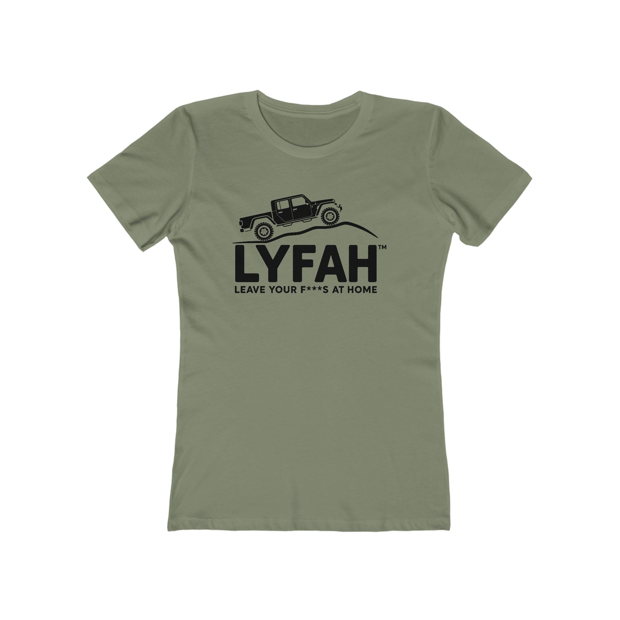 LYFAH 'Leave Your F***s at Home' Vintage 4X4 Boyfriend Tee