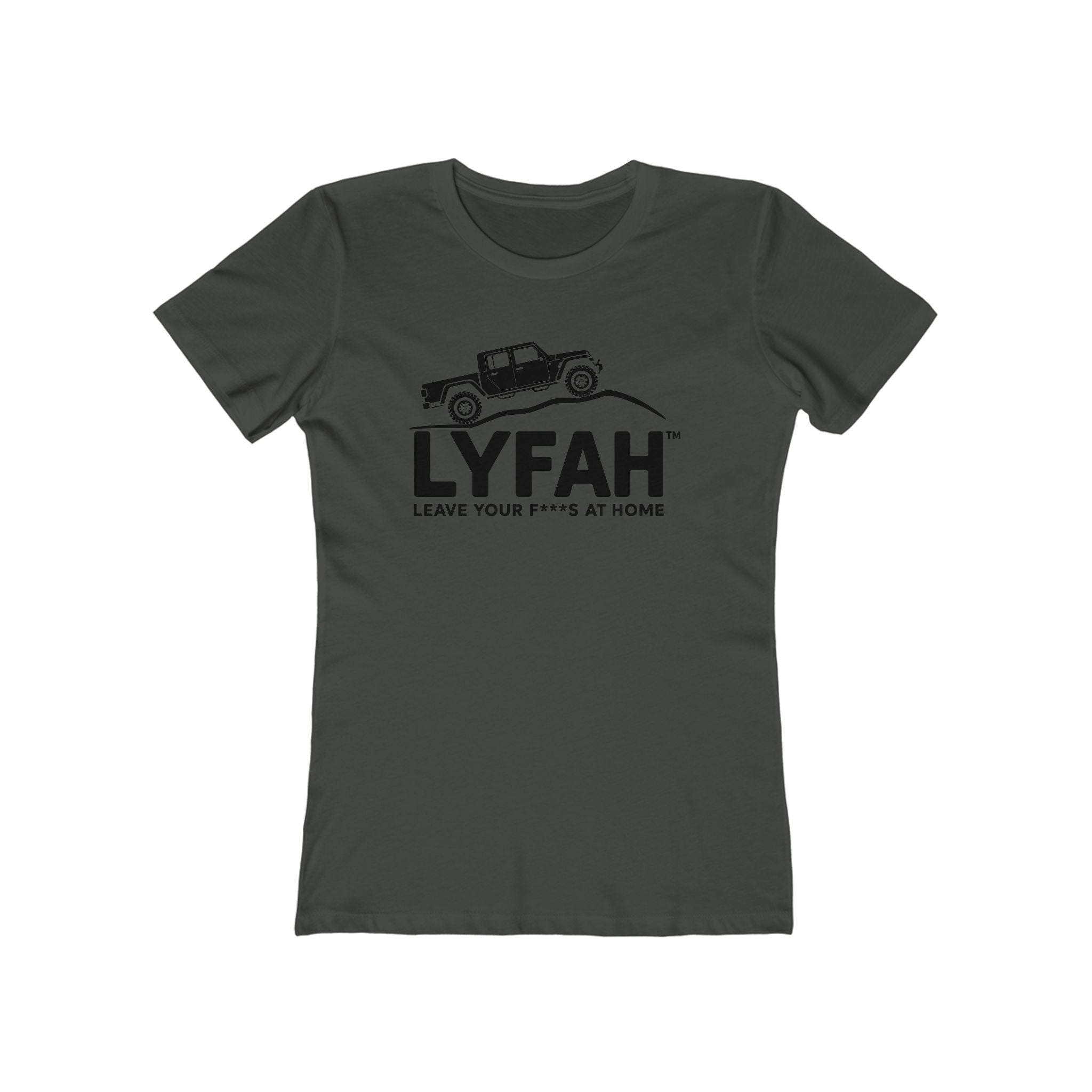 LYFAH 'Leave Your F***s at Home' Vintage 4X4 Boyfriend Tee