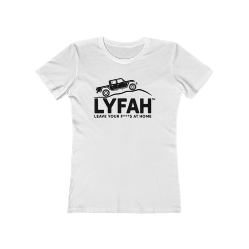 LYFAH 'Leave Your F***s at Home' Vintage 4X4 Boyfriend Tee