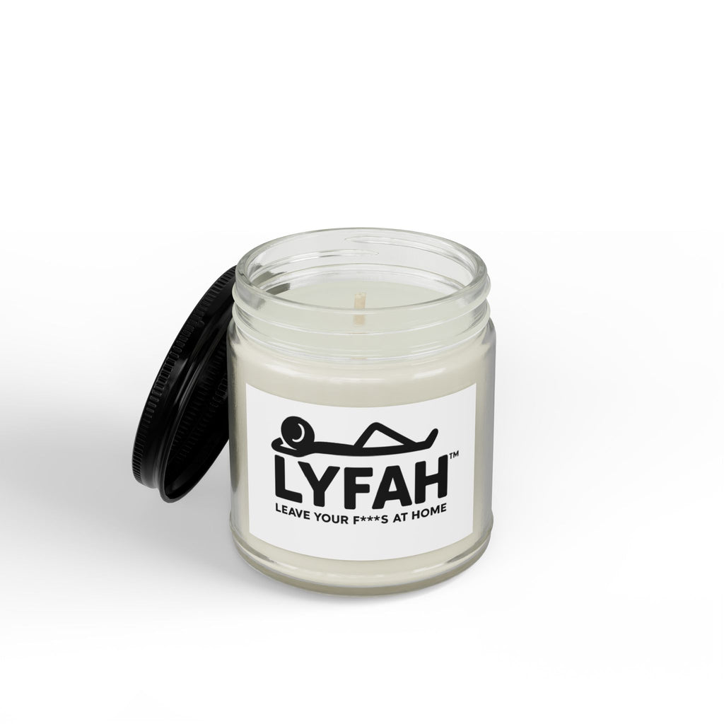 LYFAH Scented Soy Candle —  "Leave Your F***s at Home" (4oz & 9oz)