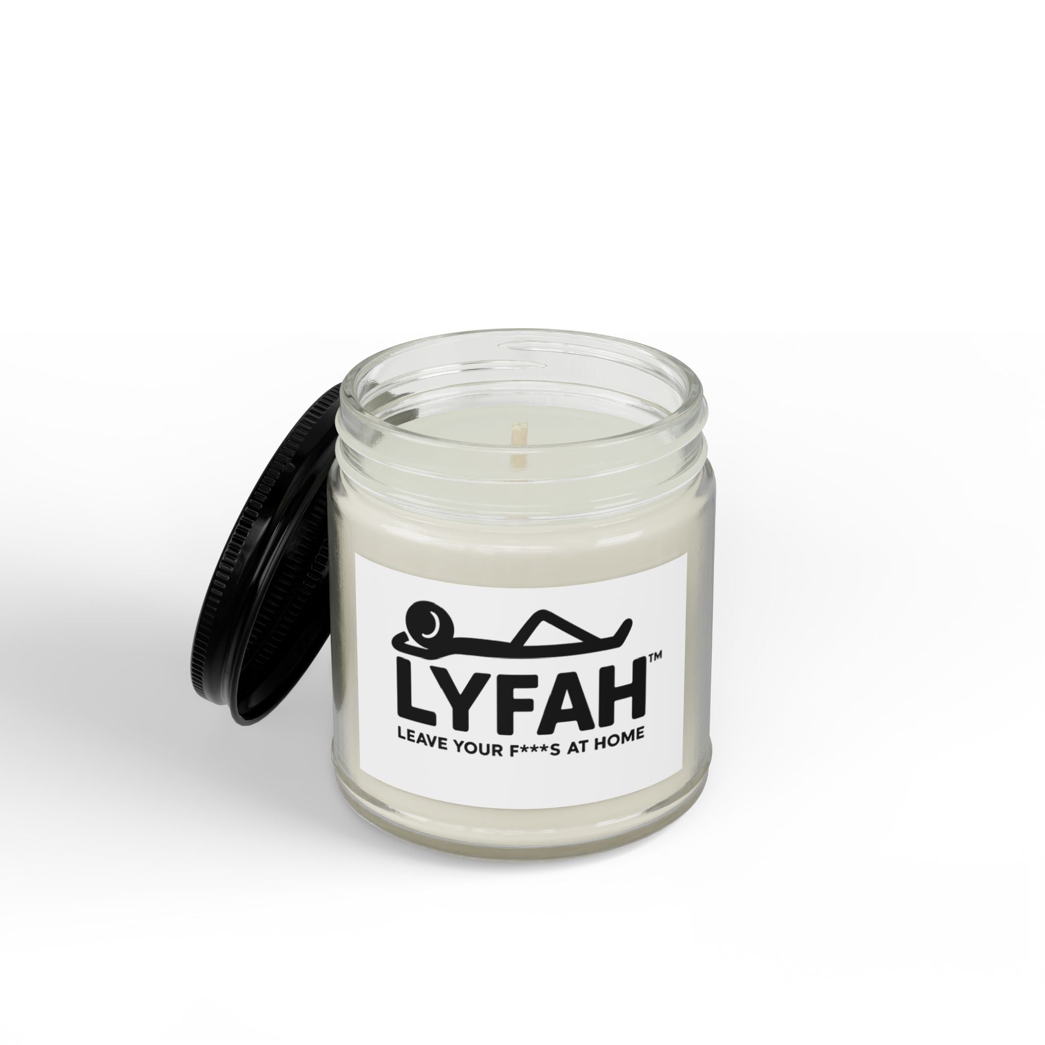 LYFAH Scented Soy Candle —  "Leave Your F***s at Home" (4oz & 9oz)
