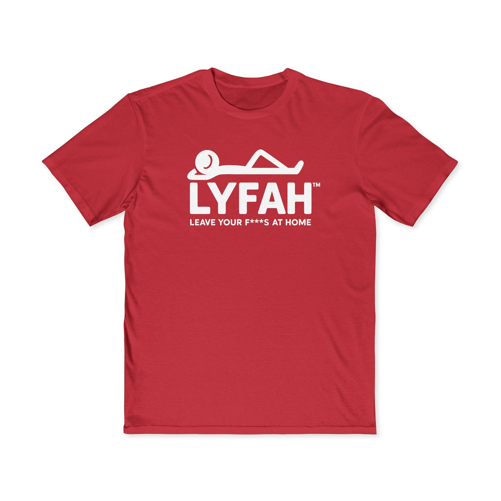 Men's LYFAH - Leave Your F***s At Home Graphic Tee — Funny Casual Shirt for Dad, Husband & Groomsmen