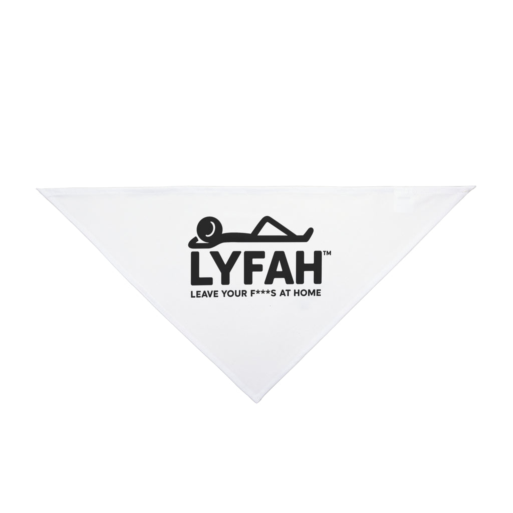 Pet Bandana — LYFAH 'Leave Your F***S At Home' Graphic
