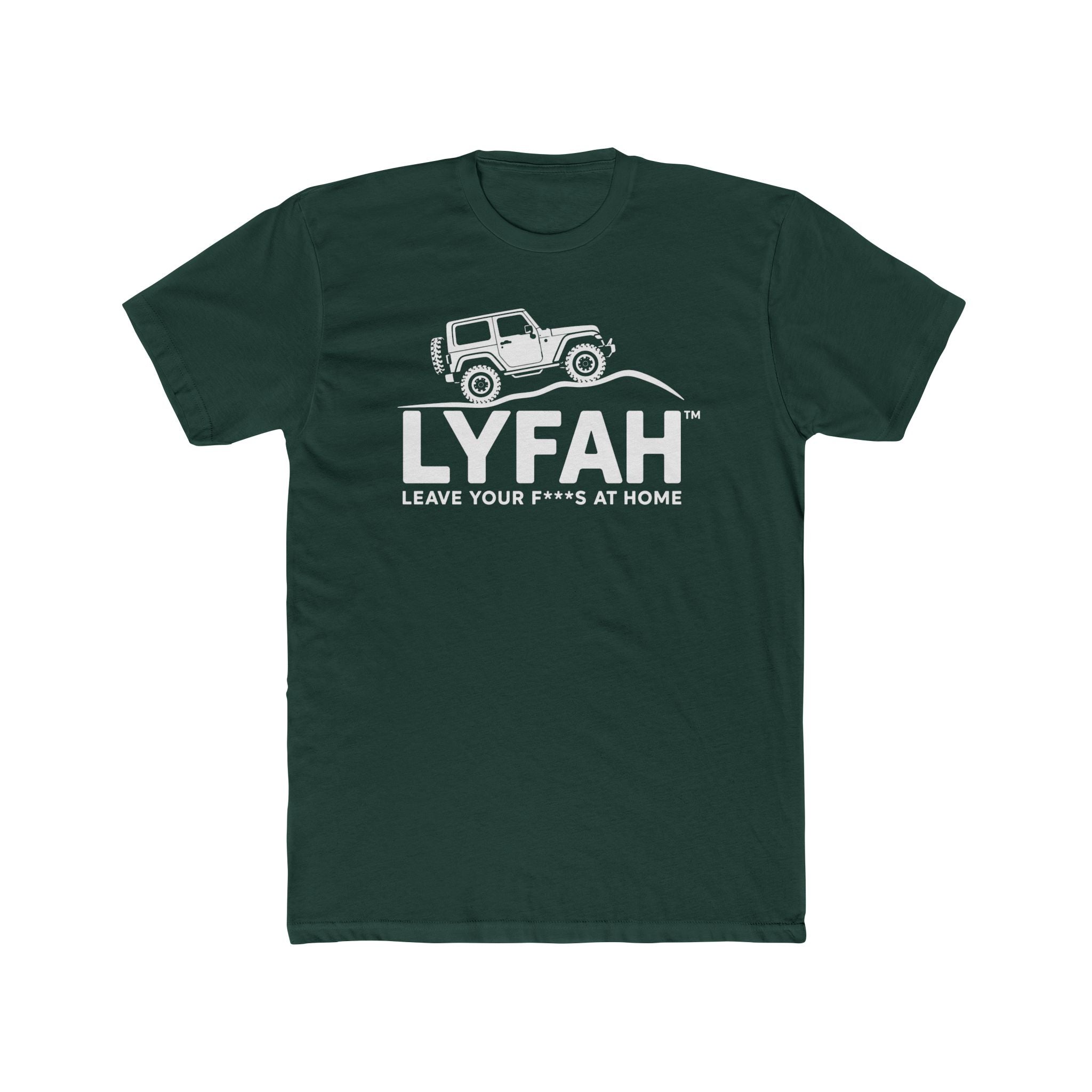 Men's LYFAH 4X4 T‑Shirt — 'Leave Your F***s At Home' Outdoor Adventure Tee