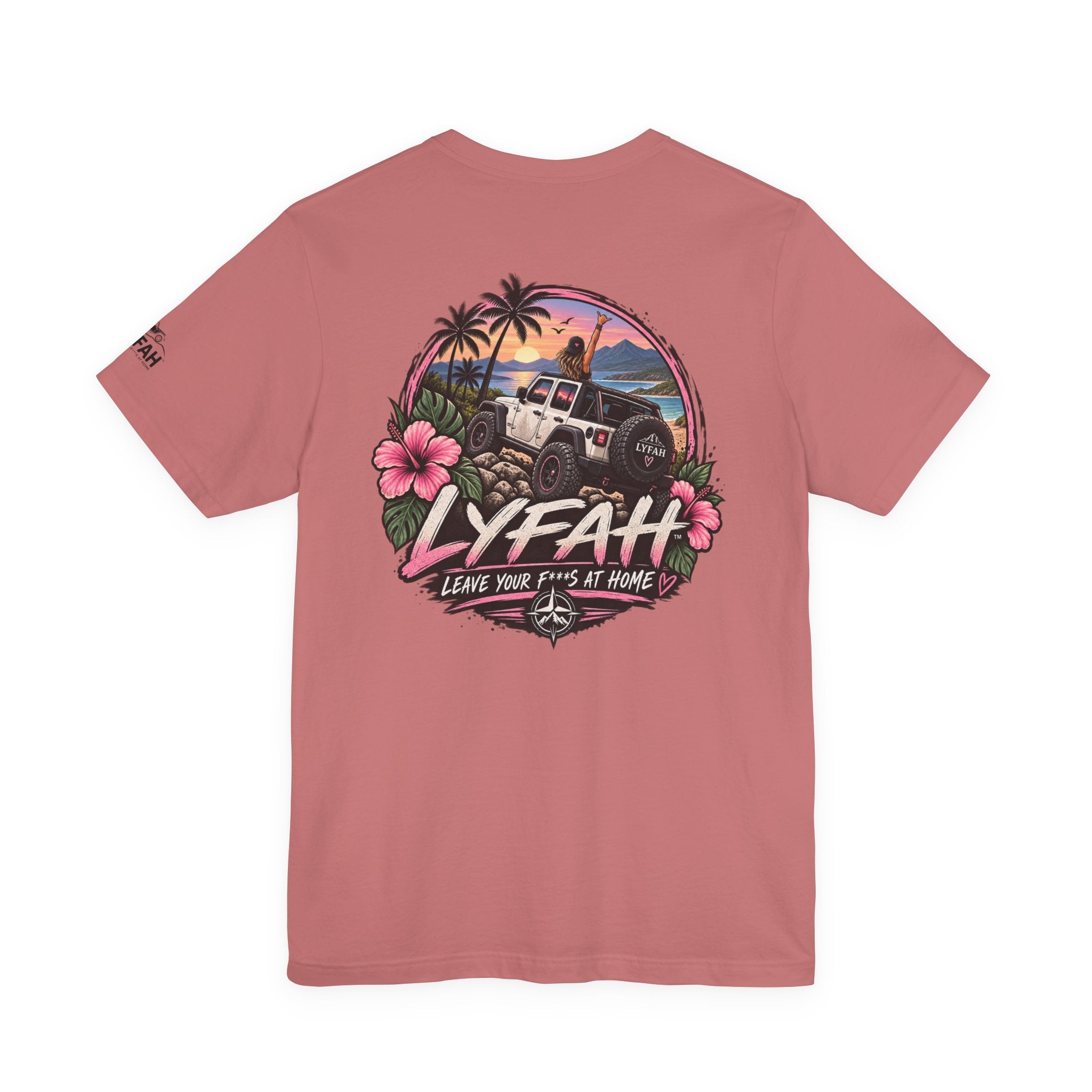 Women's LYFAH 4x4  Back Graphic Short Sleeve Tee