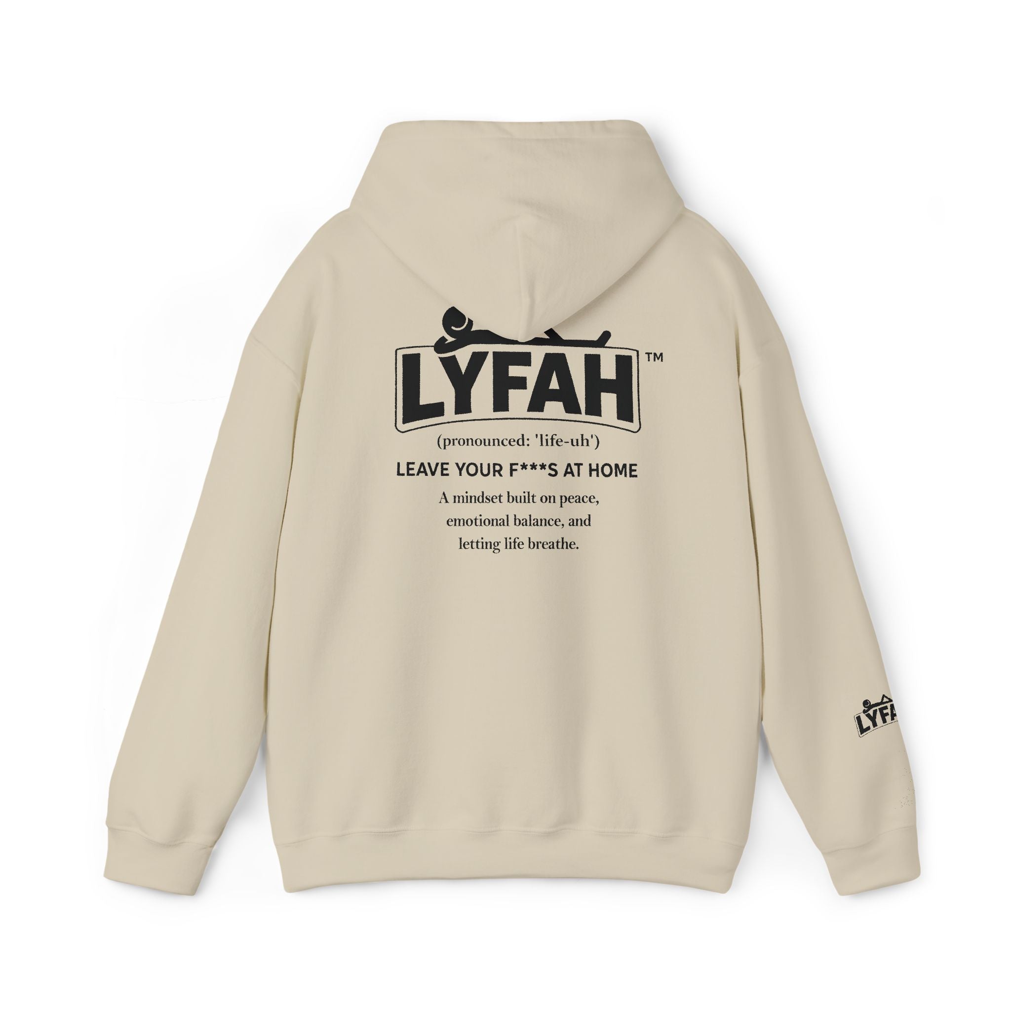 Lyfah 'Leave Your F***s at Home' Hoodie — Minimal Streetwear Pullover