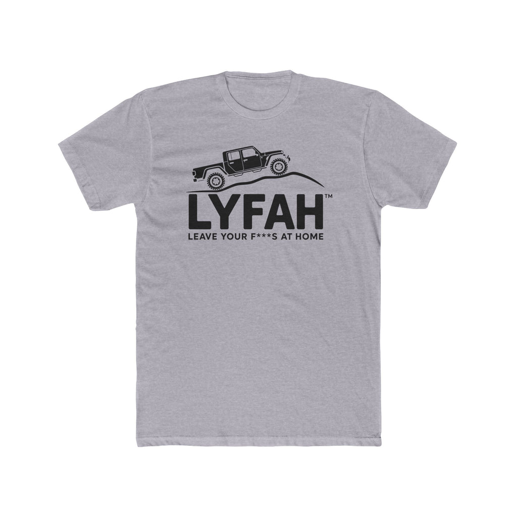 LYFAH Men's 4X4 Graphic Tee — "Leave Your F***s At Home" Casual Cotton Crew
