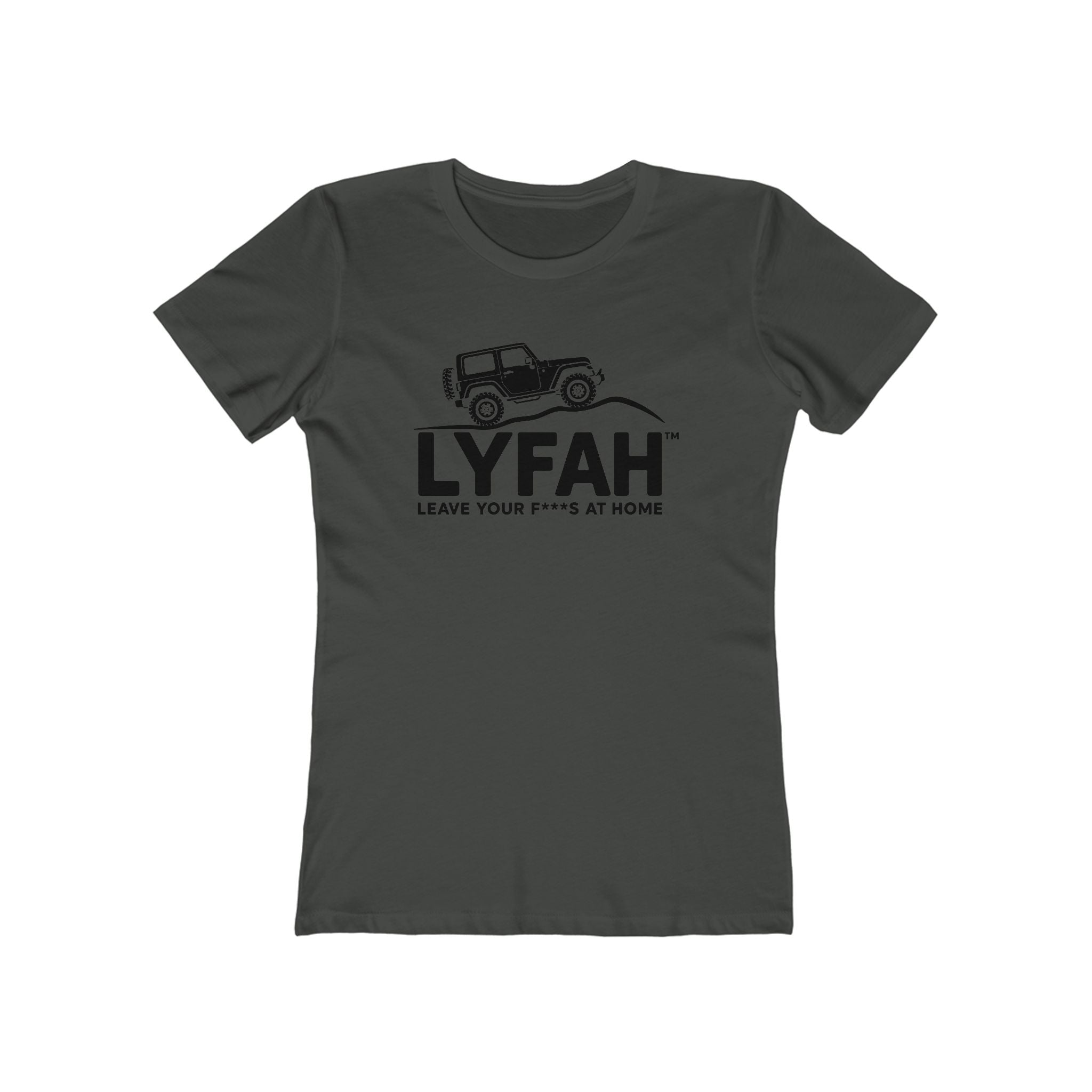 LYFAH 'Leave Your F***S At Home' Boyfriend Tee — Women's 4X4 Adventure T‑Shirt