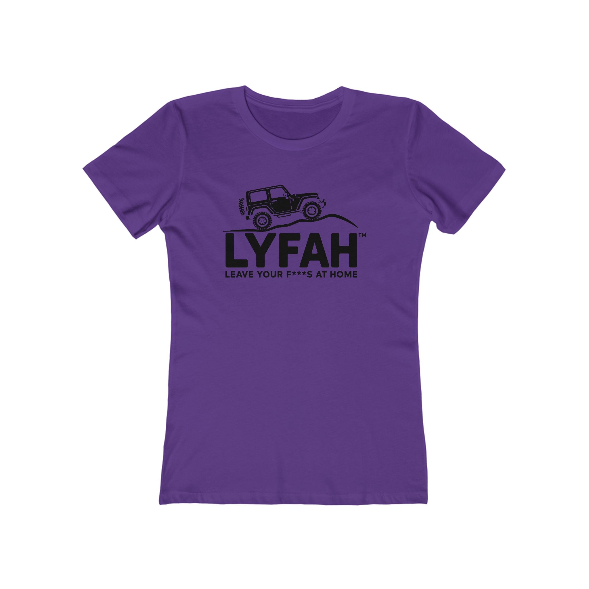 LYFAH 'Leave Your F***S At Home' Boyfriend Tee — Women's 4X4 Adventure T‑Shirt