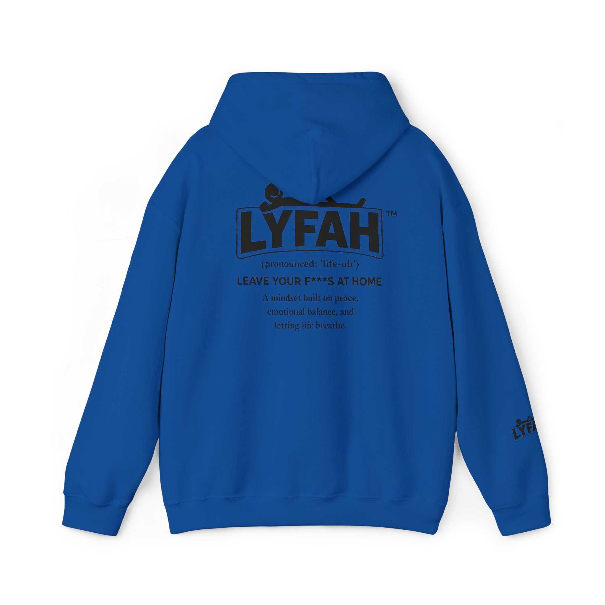 Lyfah 'Leave Your F***s at Home' Hoodie — Minimal Streetwear Pullover