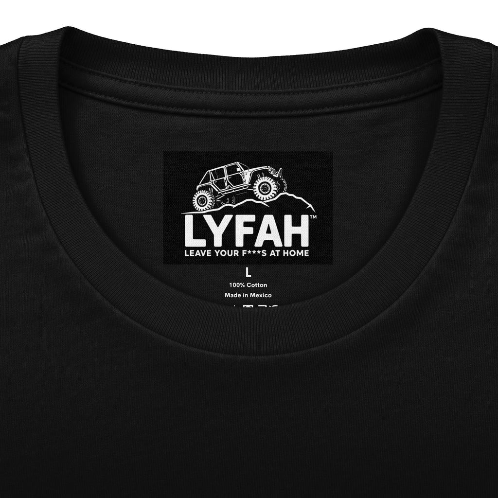 Men's black LYFAH 4x4 Tee