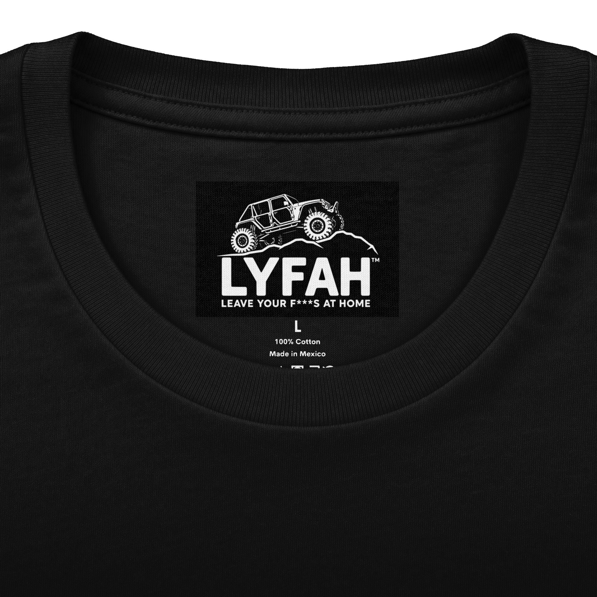 Men's black LYFAH 4x4 Tee
