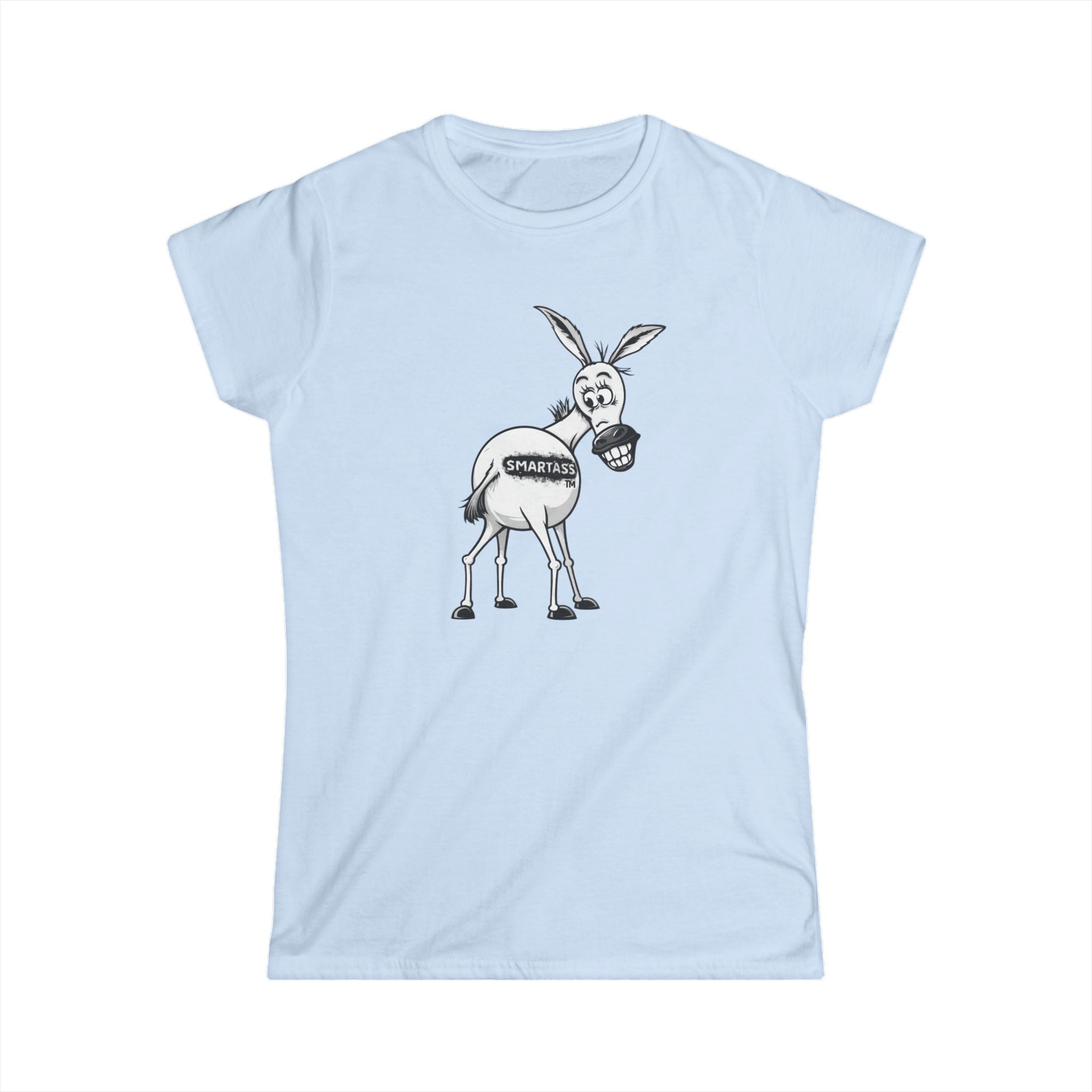 SMARTASS Cartoon Graphic Women’s T-Shirt - A LYFAH APPAREL LLC design