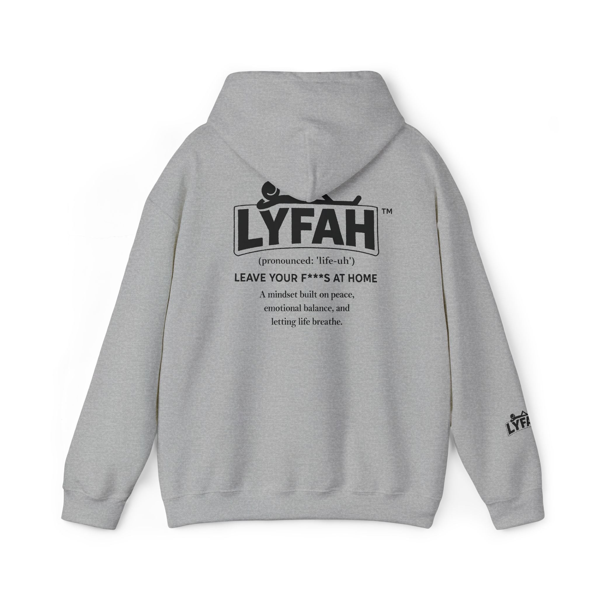 Lyfah 'Leave Your F***s at Home' Hoodie — Minimal Streetwear Pullover