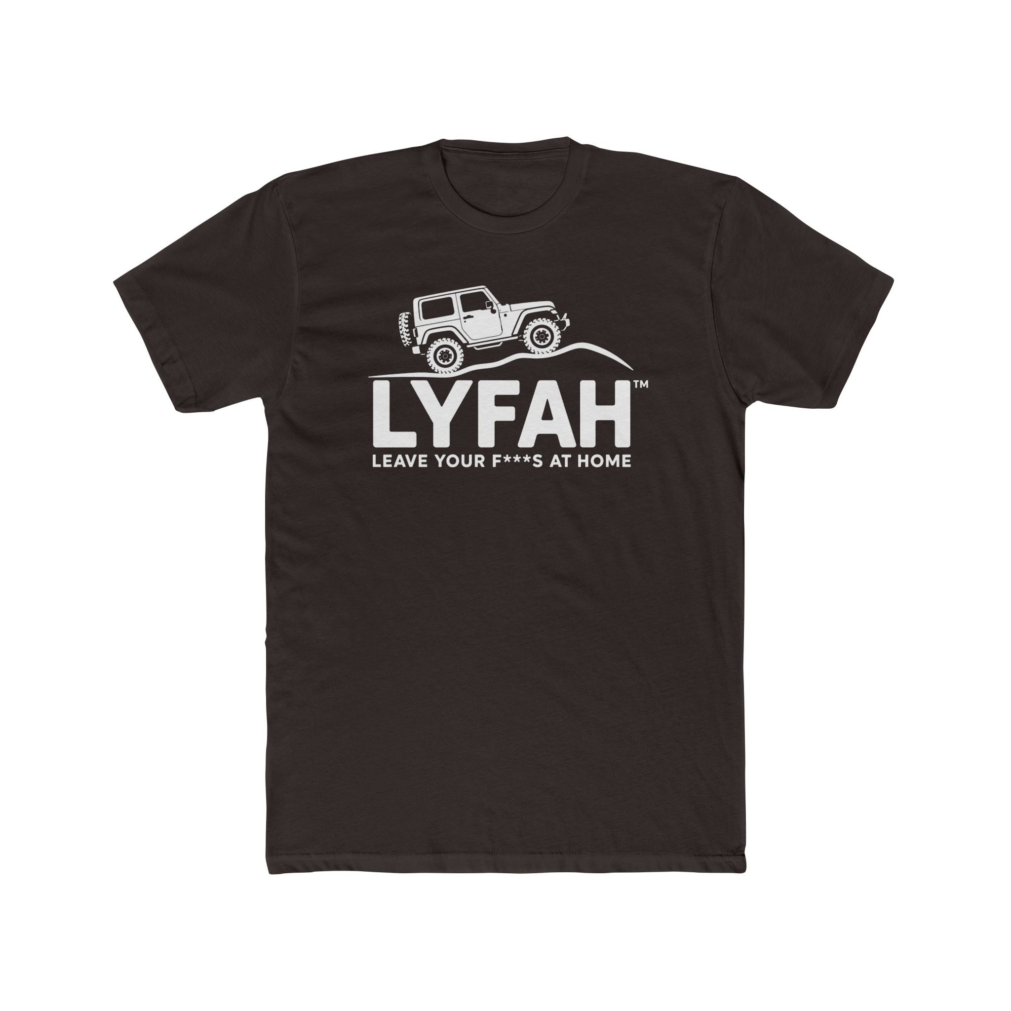 Men's LYFAH 4X4 T‑Shirt — 'Leave Your F***s At Home' Outdoor Adventure Tee
