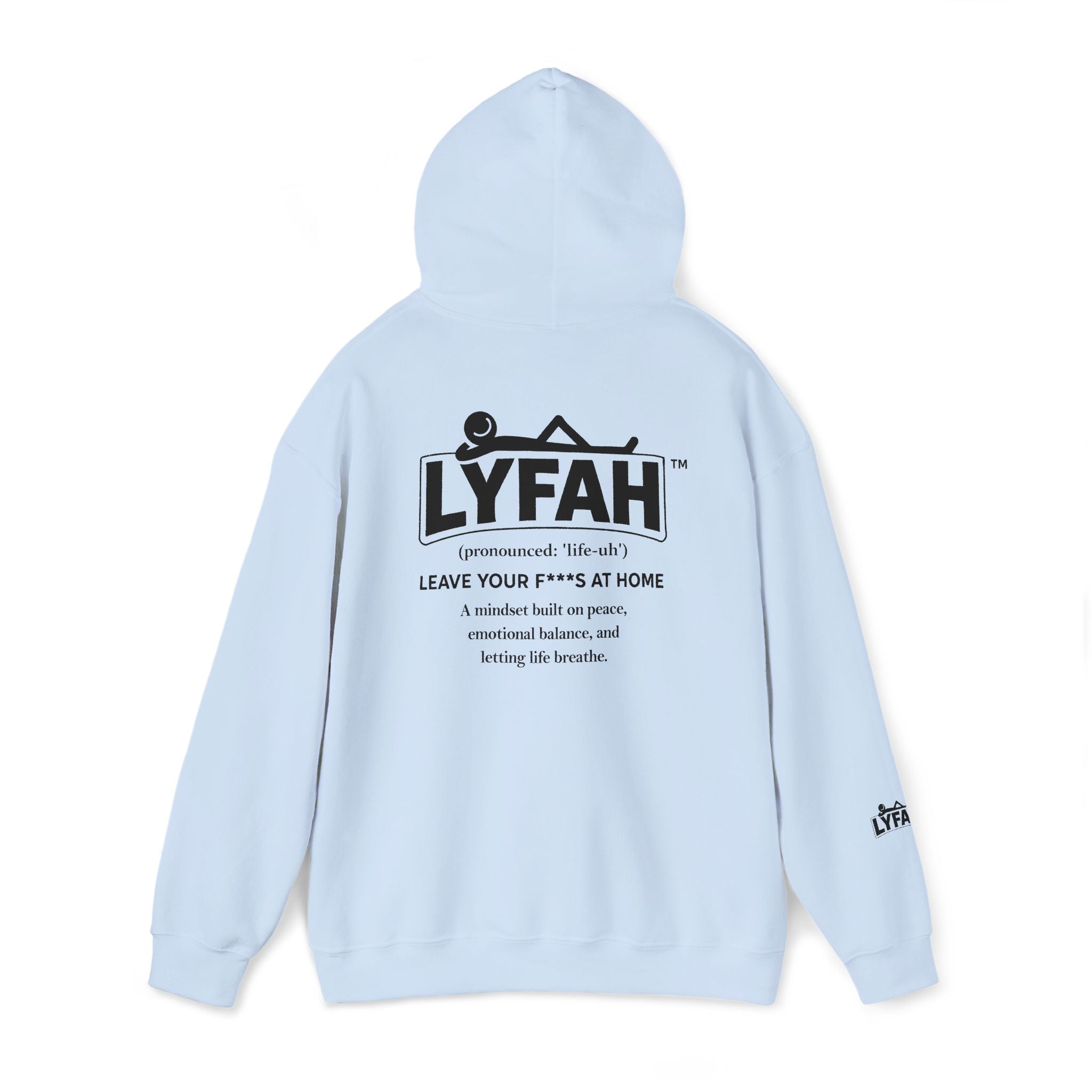 Lyfah 'Leave Your F***s at Home' Hoodie — Minimal Streetwear Pullover