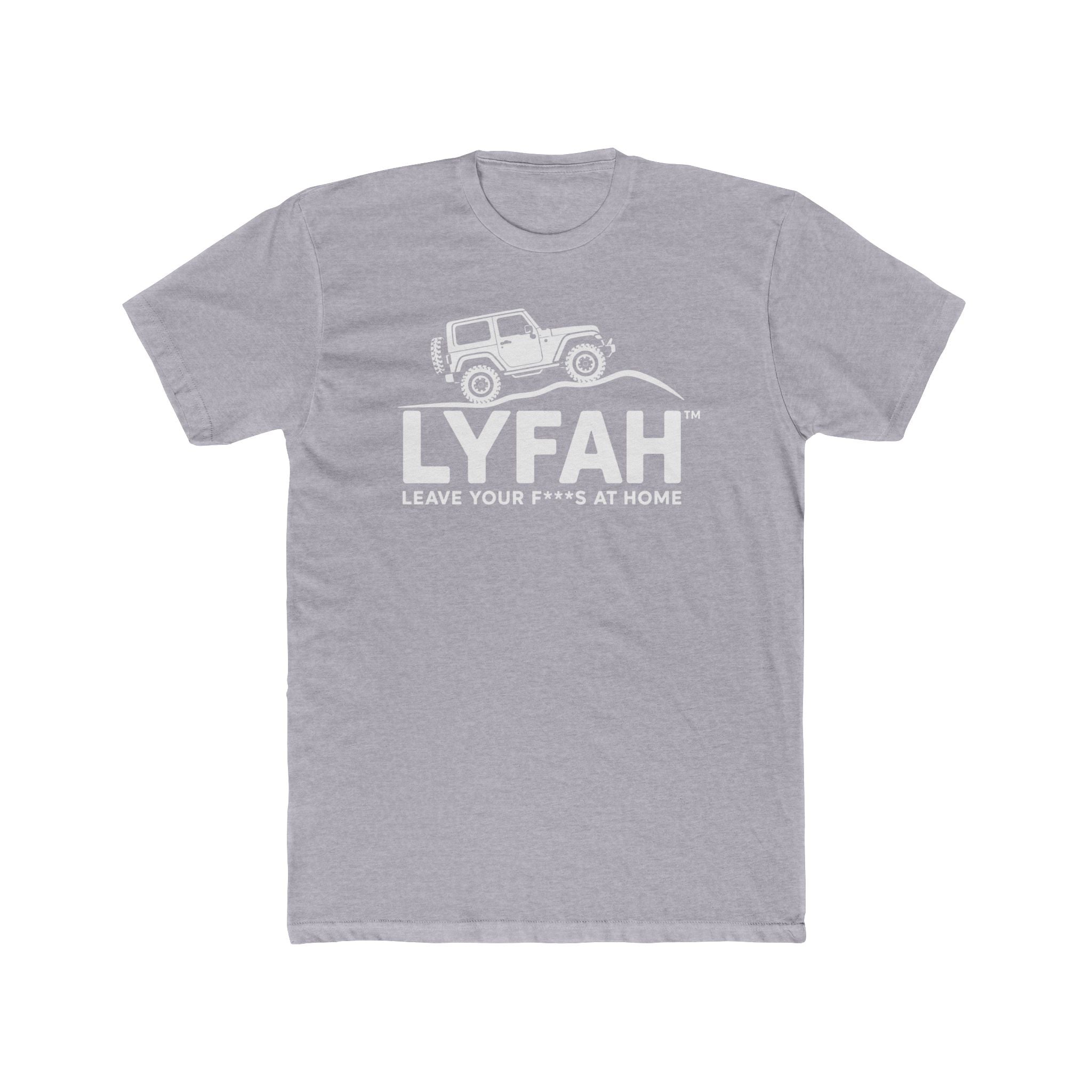 LYFAH Jeep T‑Shirt — 'Leave Your F***s At Home' Outdoor Adventure Tee