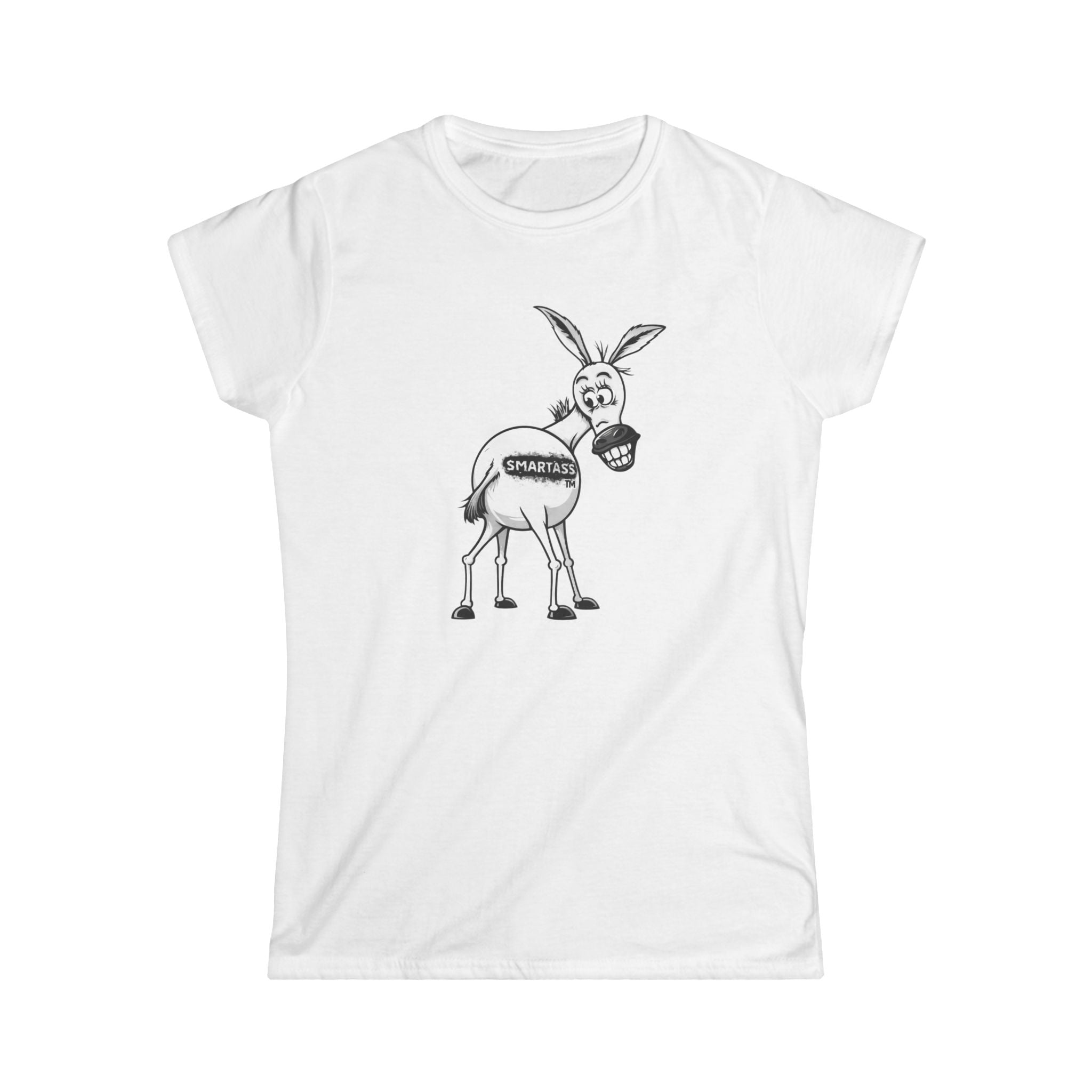SMARTASS Cartoon Graphic Women’s T-Shirt - A LYFAH APPAREL LLC design