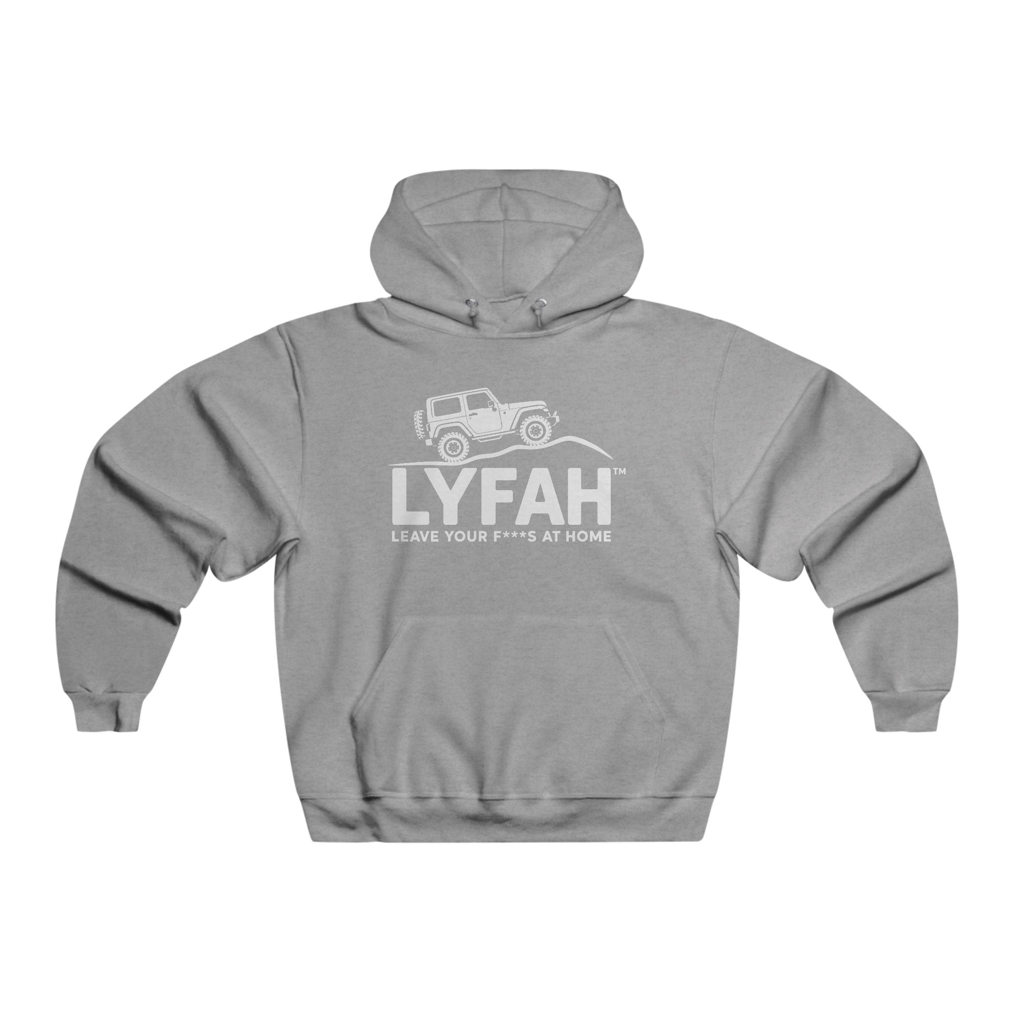 Men's LYFAH JERZEES NUBLEND® 4X4 Hooded Logo Sweatshirt
