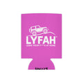 LYFAH 4X4 Koozie – "Leave Your F***s at Home" Pink Koozie for Off‑Roaders & Outdoor Parties