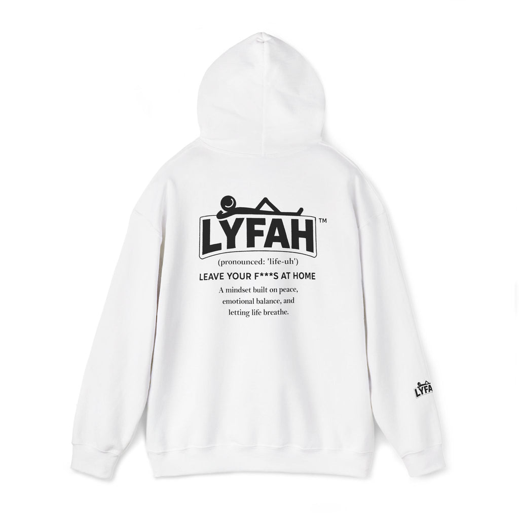 Lyfah 'Leave Your F***s at Home' Hoodie — Minimal Streetwear Pullover