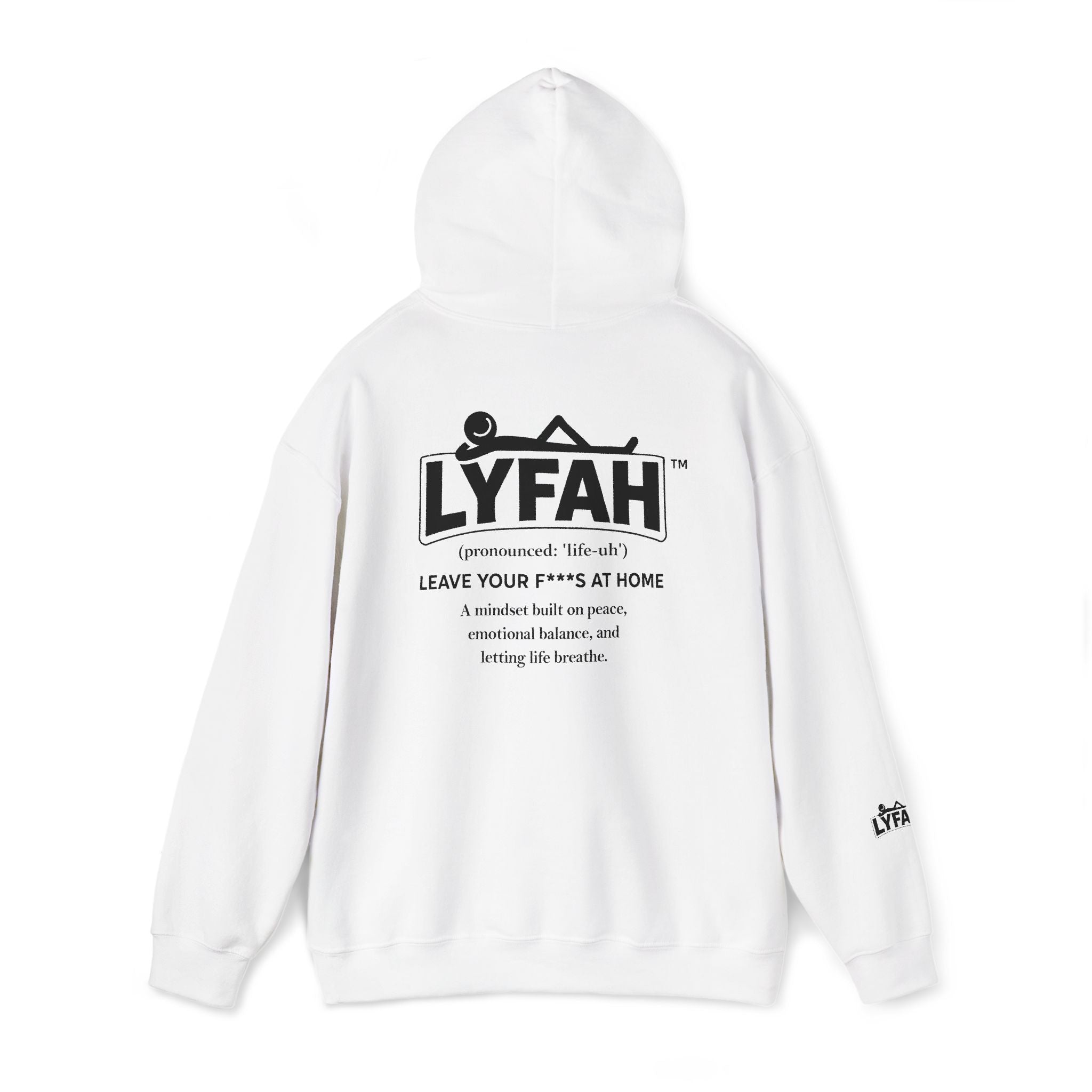 Lyfah 'Leave Your F***s at Home' Hoodie — Minimal Streetwear Pullover