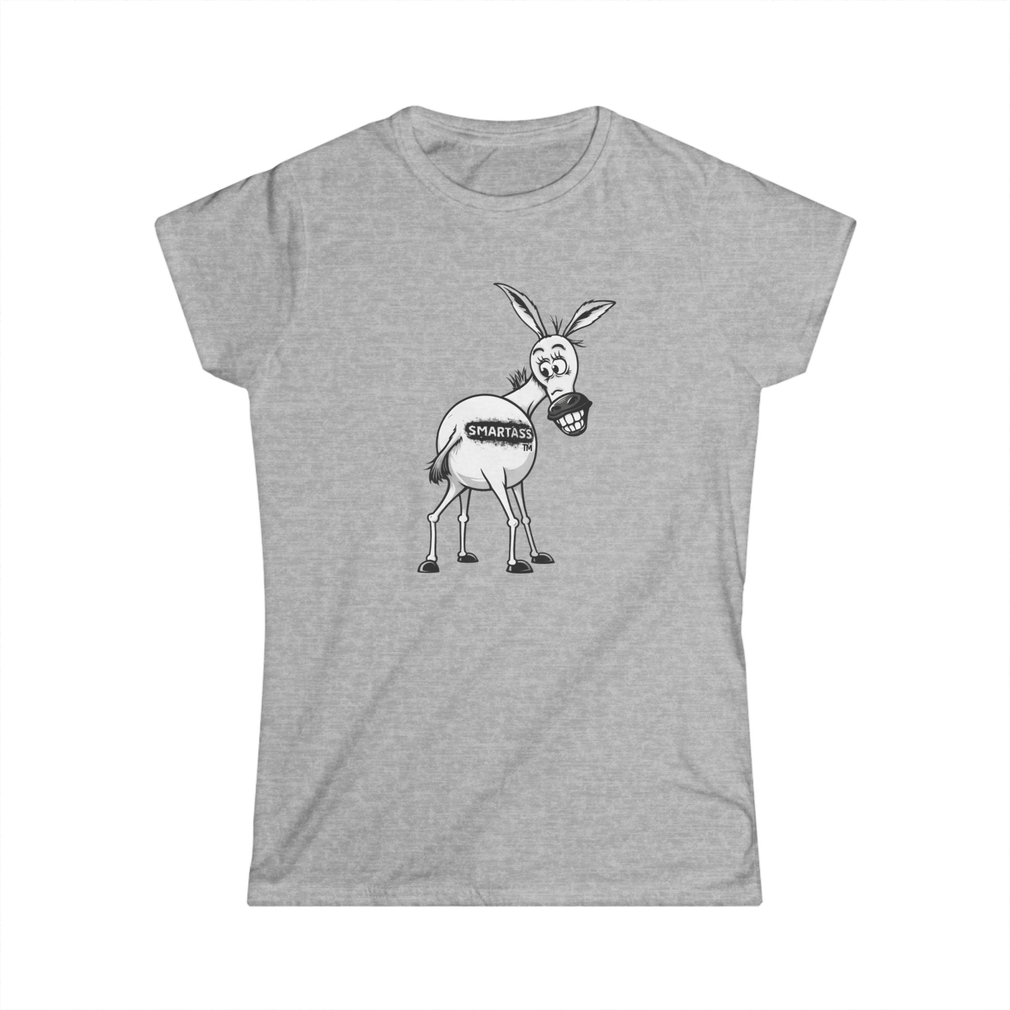 SMARTASS Cartoon Graphic Women’s T-Shirt - A LYFAH APPAREL LLC design