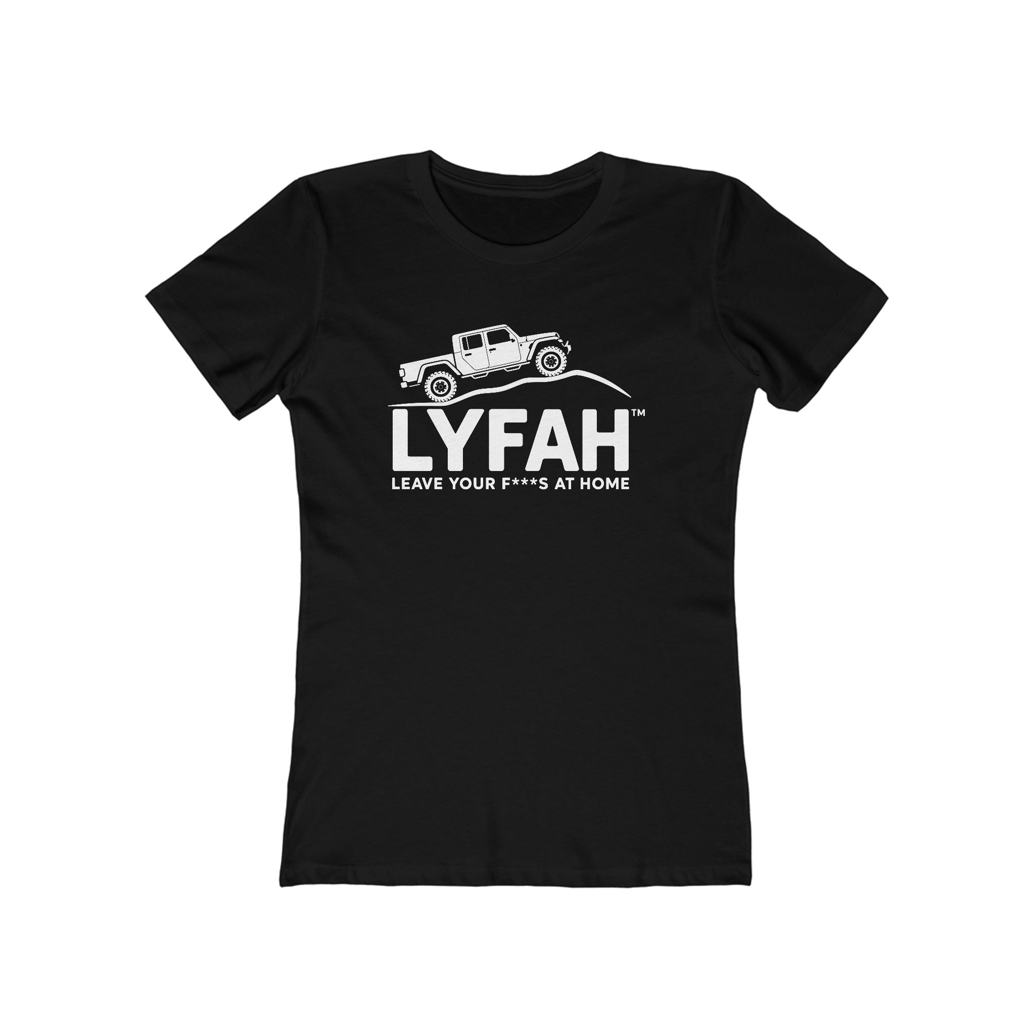 Boyfriend Tee for Women — Relaxed Feminine Fit 4X4 Graphic T‑Shirt