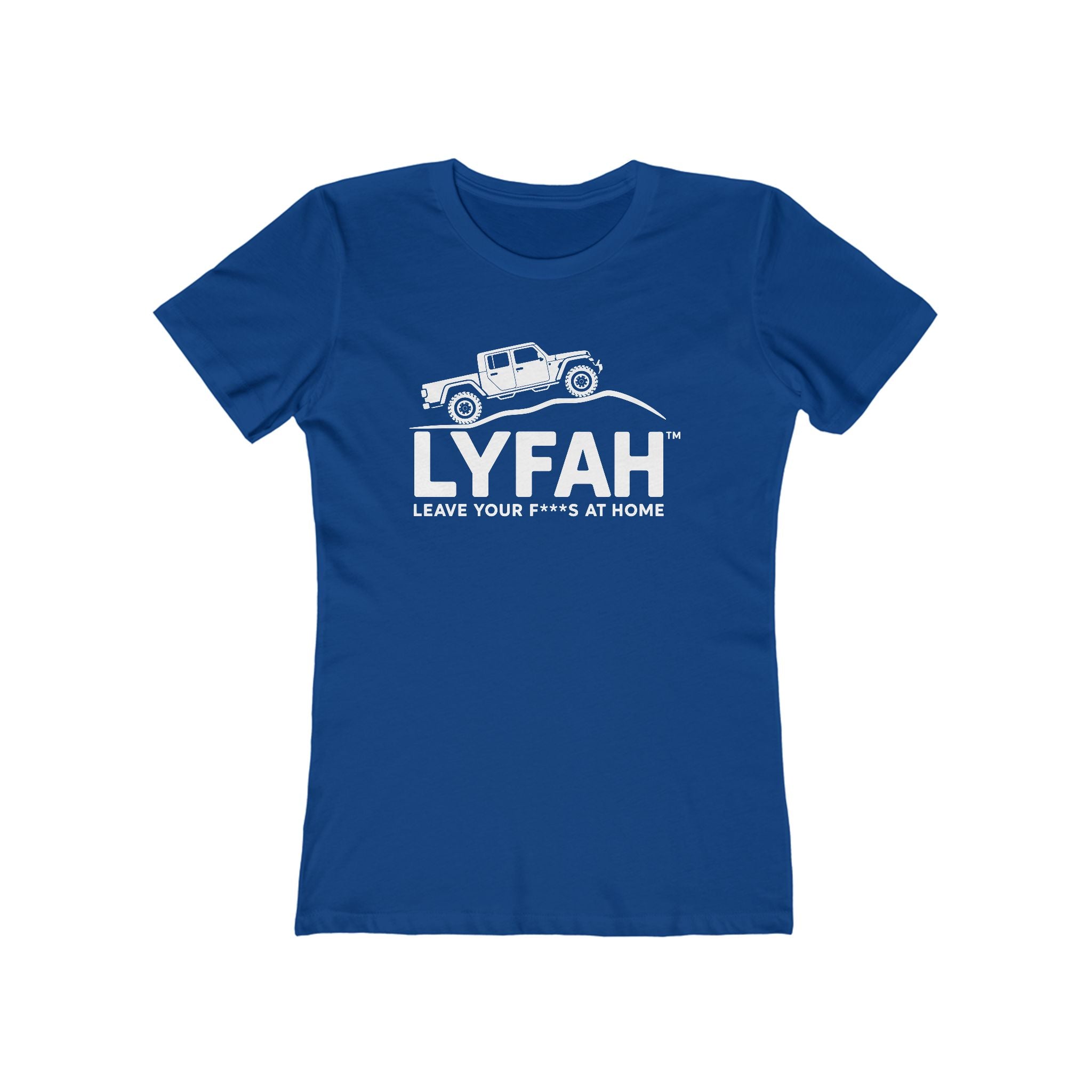 Boyfriend Tee for Women — Relaxed Feminine Fit 4X4 Graphic T‑Shirt
