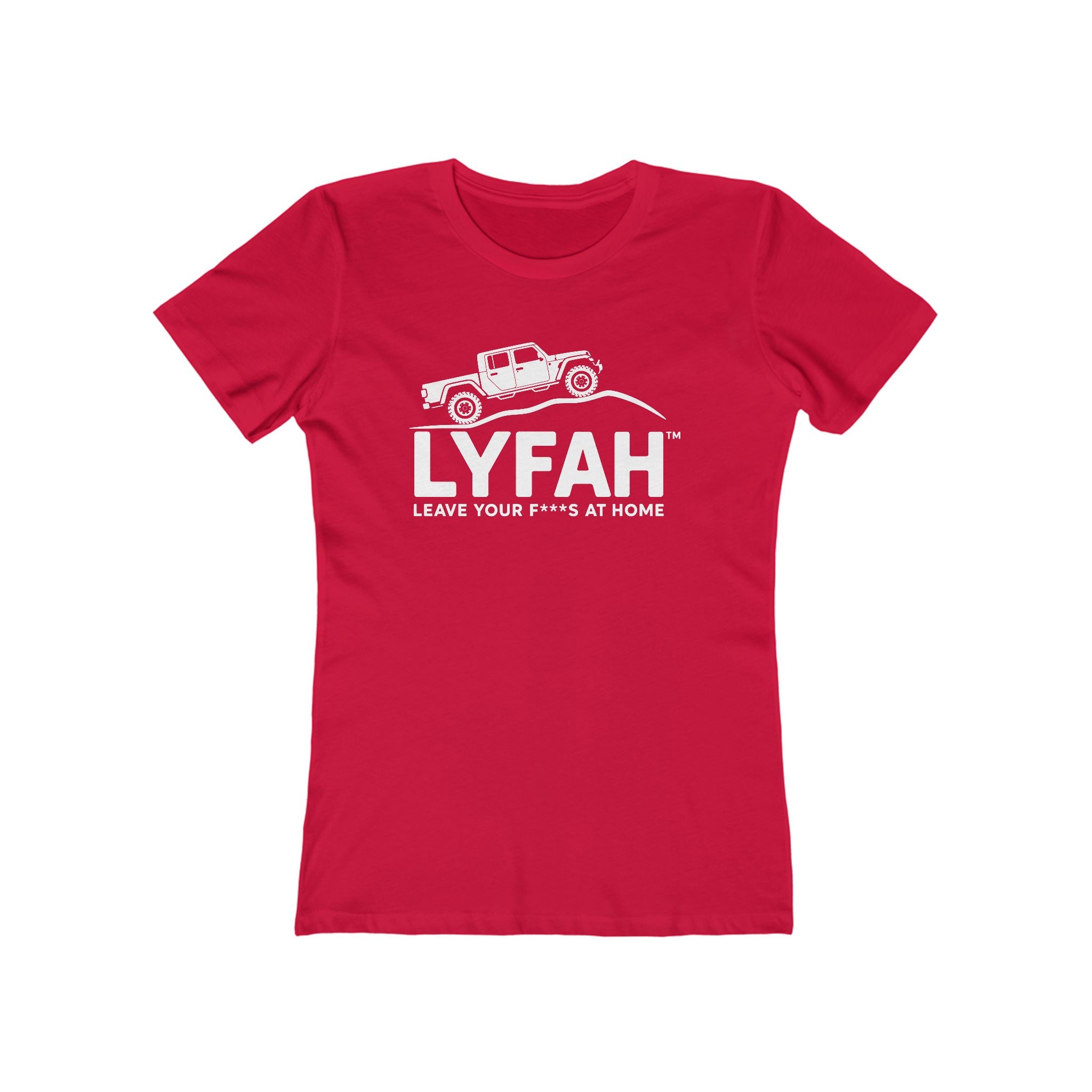Boyfriend Tee for Women — Relaxed Feminine Fit 4X4 Graphic T‑Shirt